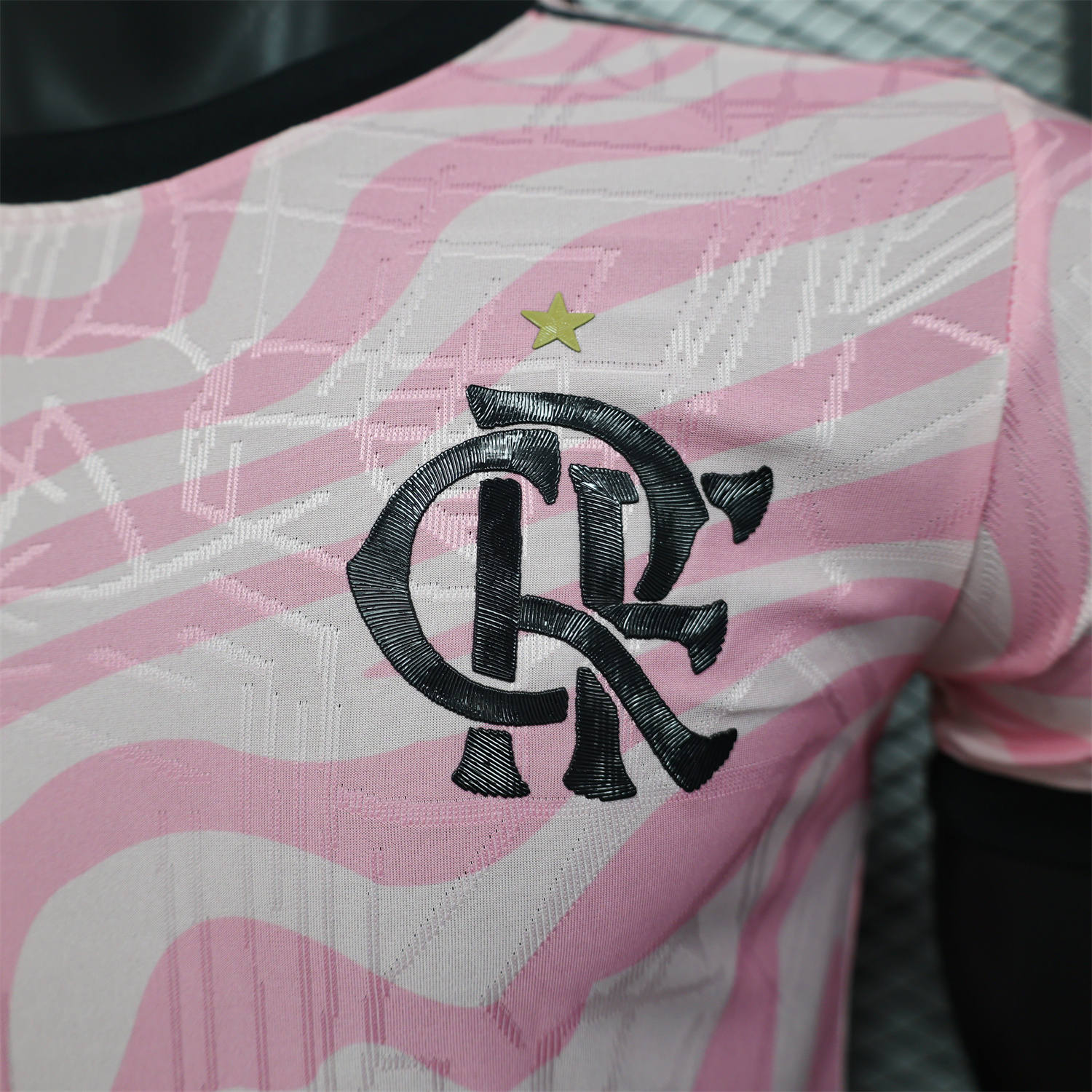 AlphaJersey-Flamengo 25-26 Pink Ripples Special Jersey - Player Version