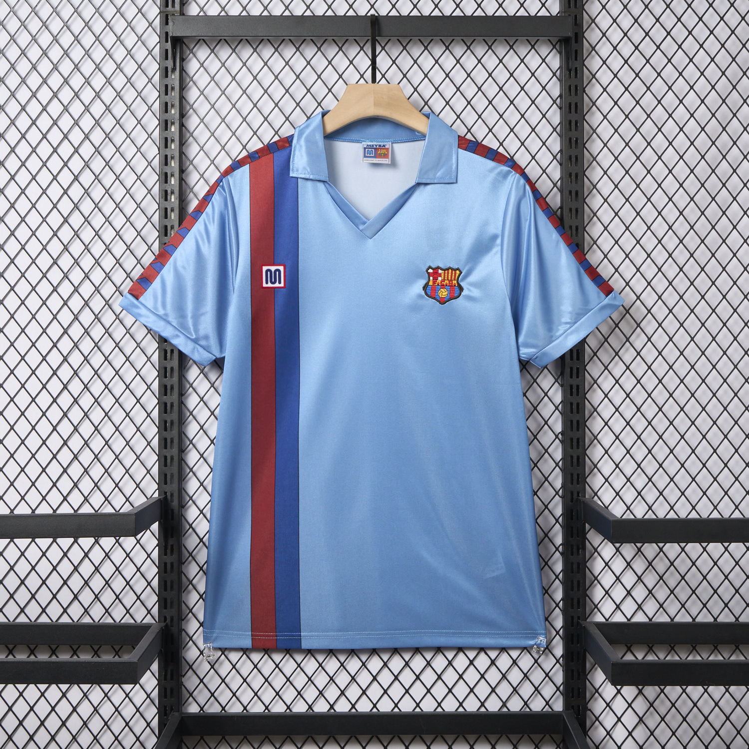 AlphaJersey-Retro Barcelona 1982-84 Away Blue Jersey