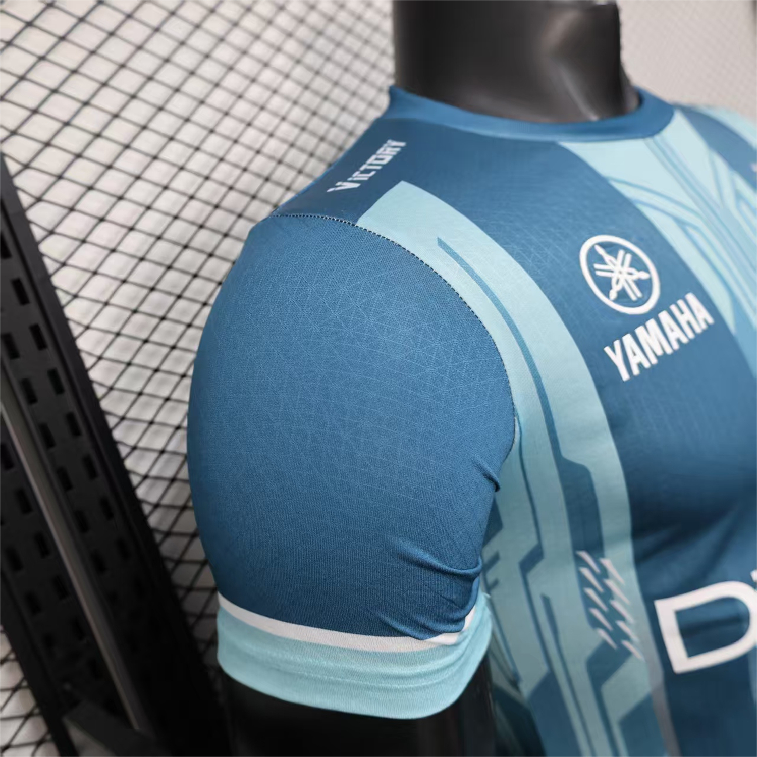 AlphaJersey-Marseille 25-26 Blue Stripes Special Jersey - Player Version