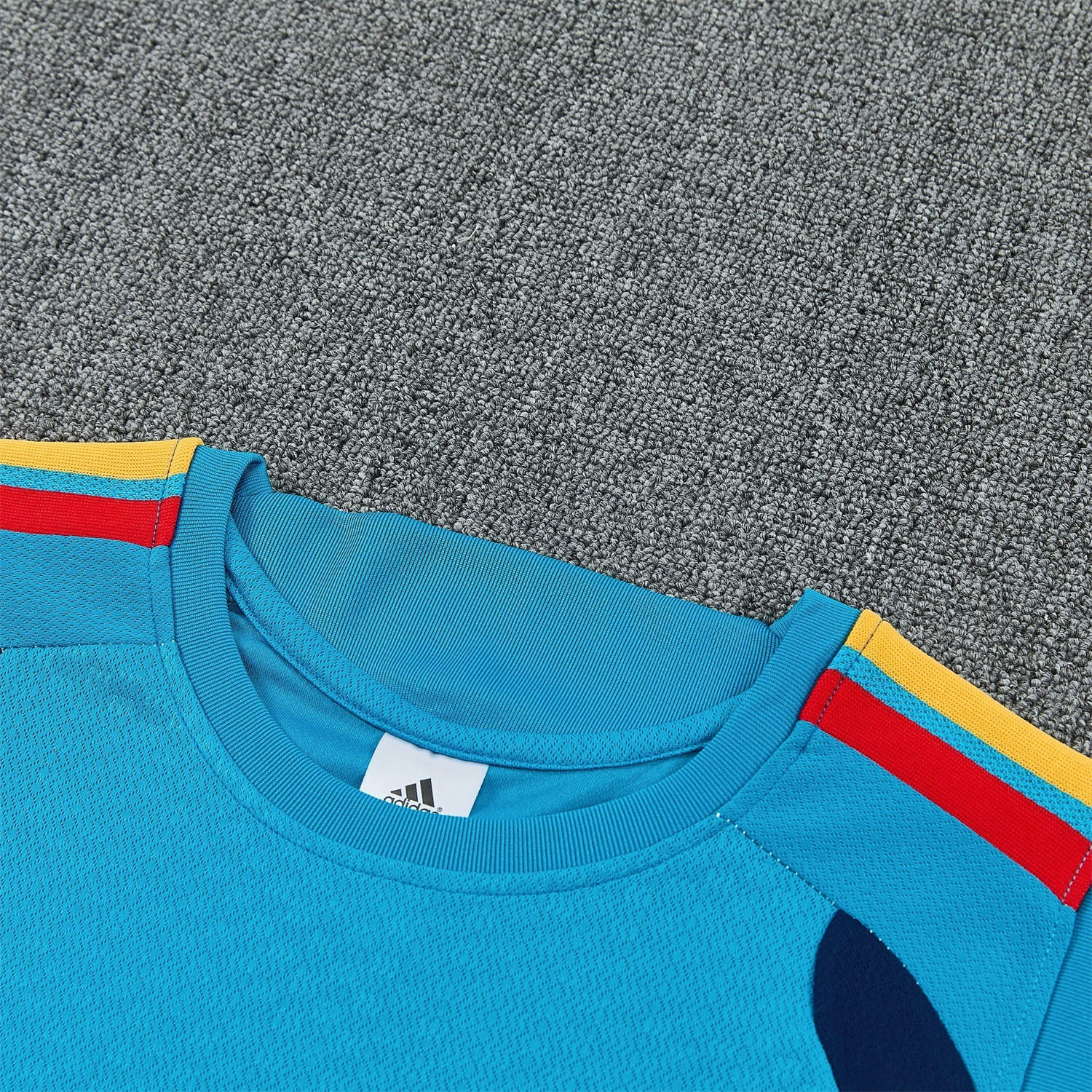 AlphaJersey-Spain 2026 Vest Training Set - Lake Blue Vest and Dark Blue Shorts