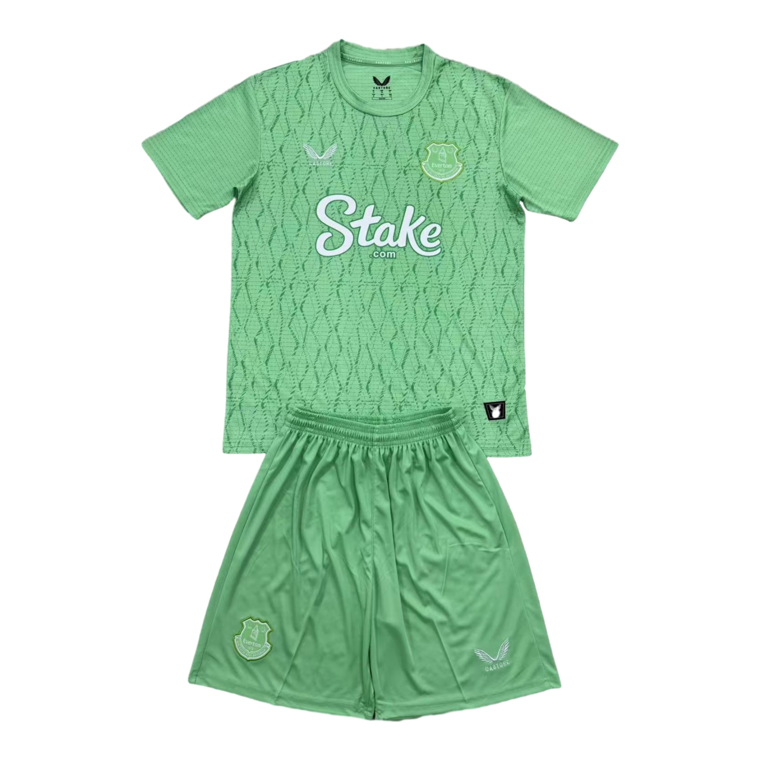 AlphaJersey-Everton 25-26 Green Goalkeeper Men's Adult Jersey Set - Fans Version