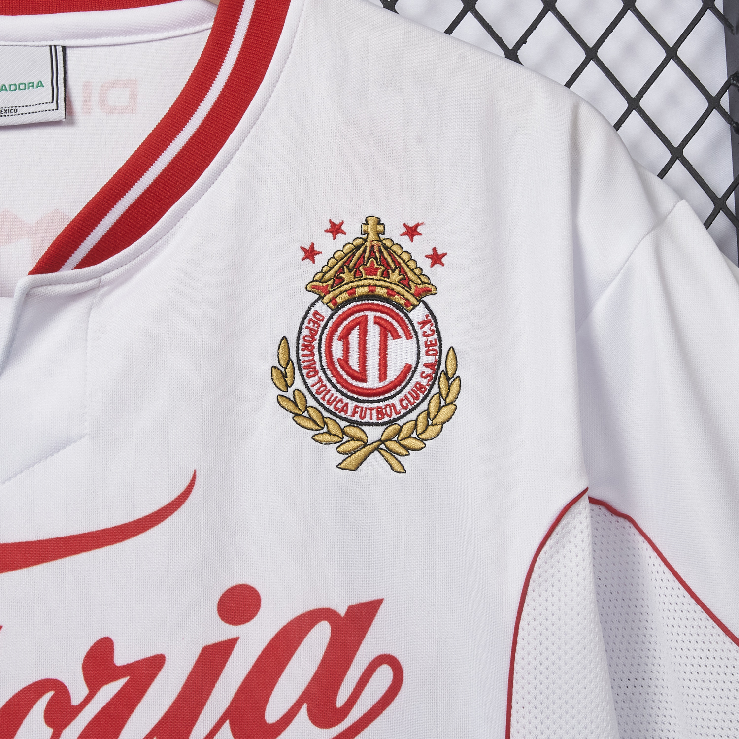 AlphaJersey-Retro Toluca 1998-99 Away White Jersey