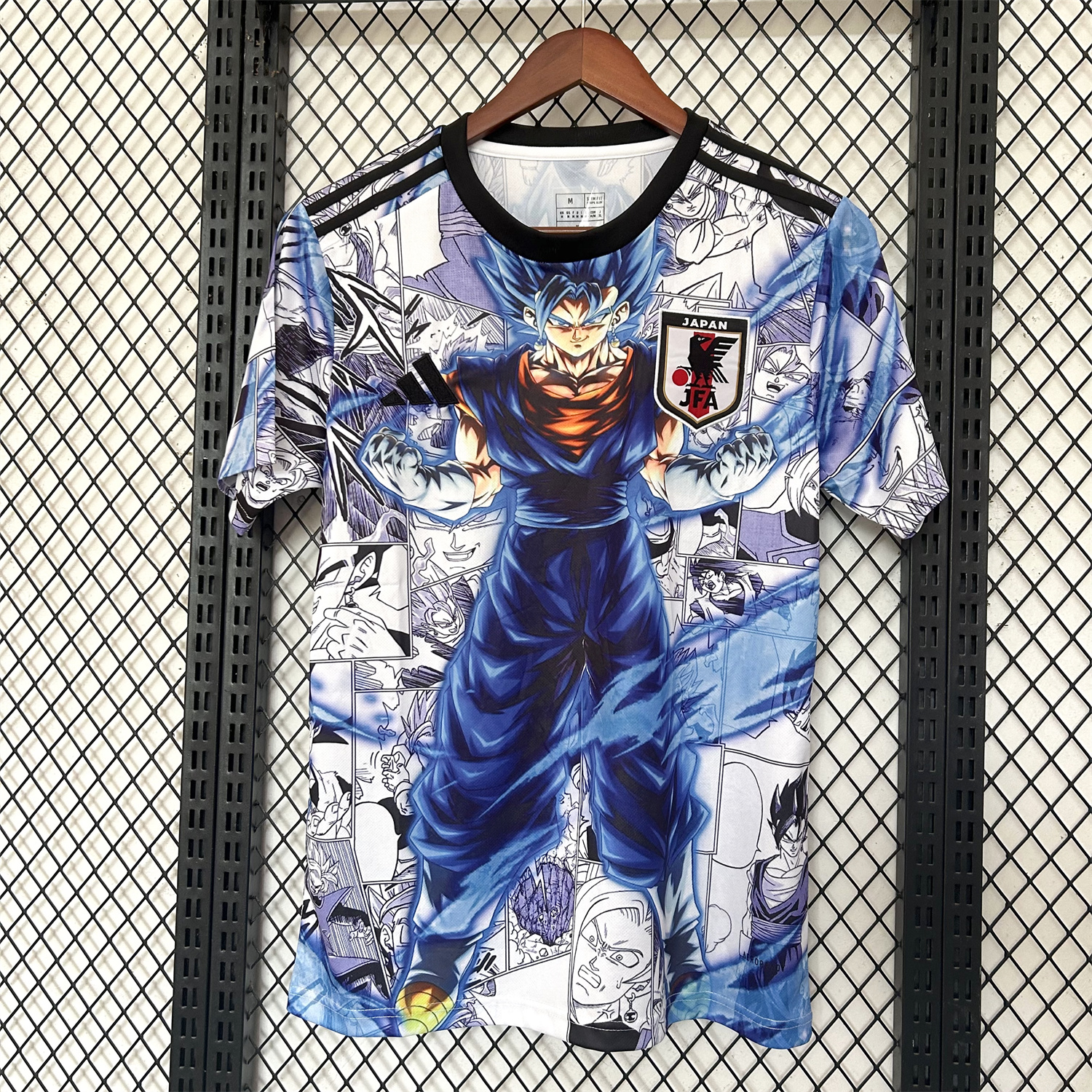 AlphaJersey-Japan 25-26 Blue Goku Black & White Background Special Jersey - Fans Version