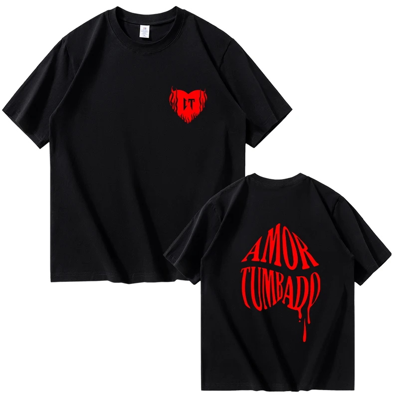 Natanael Cano Corridos Tumbados T-shirts Men Fashion Amor Tumbado Cotton T shirt Women Cool Casual Harajuku Tee Tops Camiseta