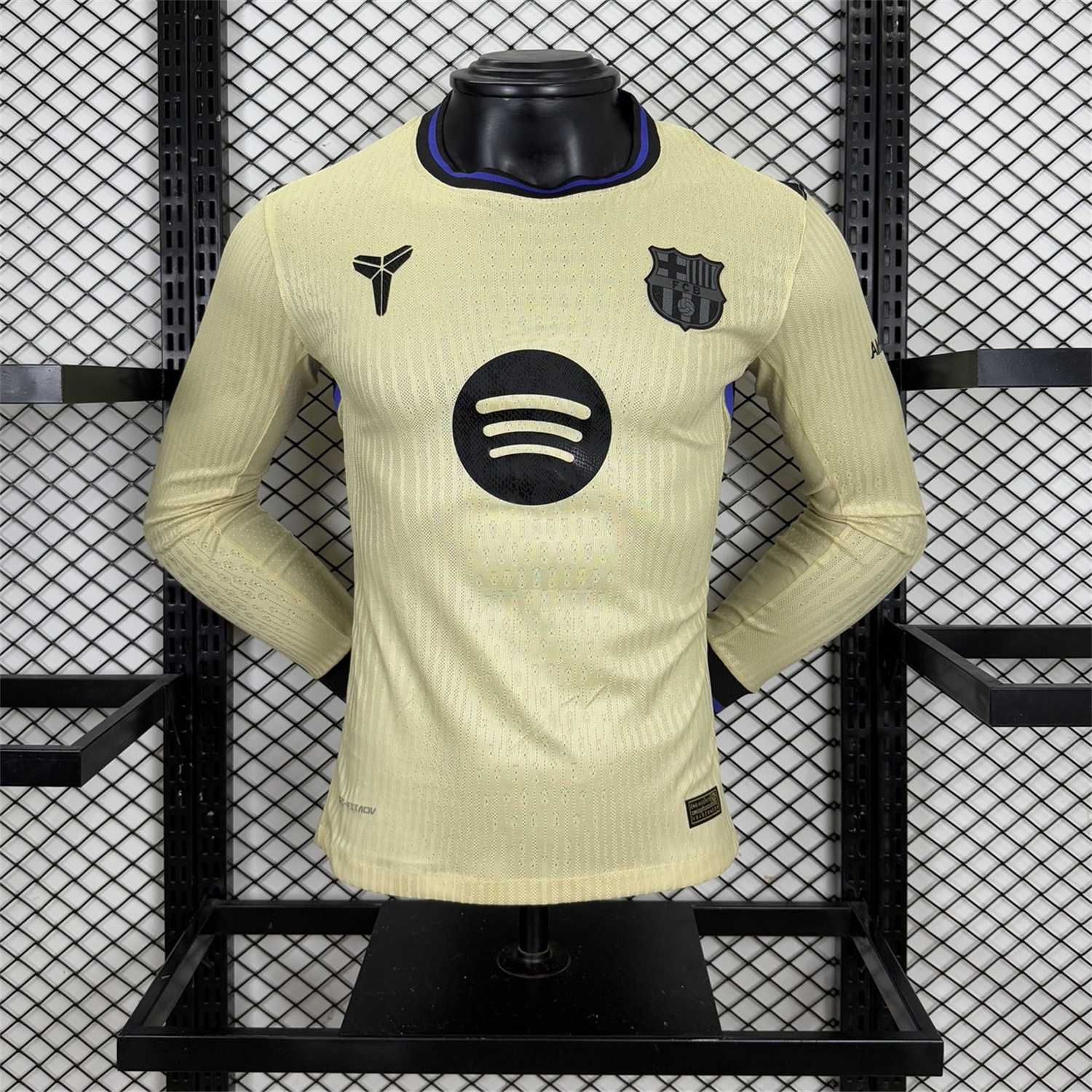 AlphaJersey-Barcelona 25-26 Away Long Sleeves Jersey - Player Version