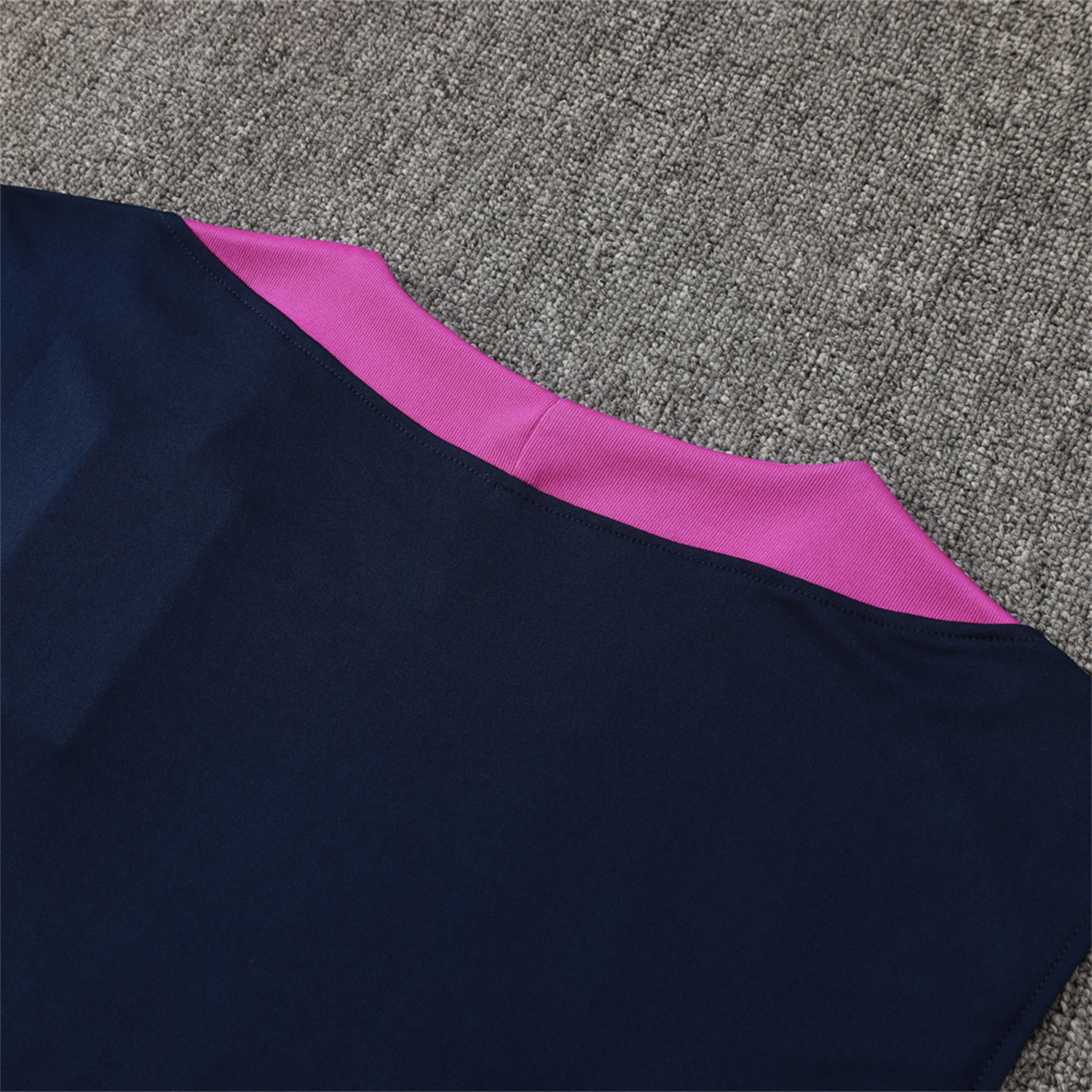 AlphaJersey-Barcelona 25-26 Vest Training Set - Deep Blue Black Vest and Shorts