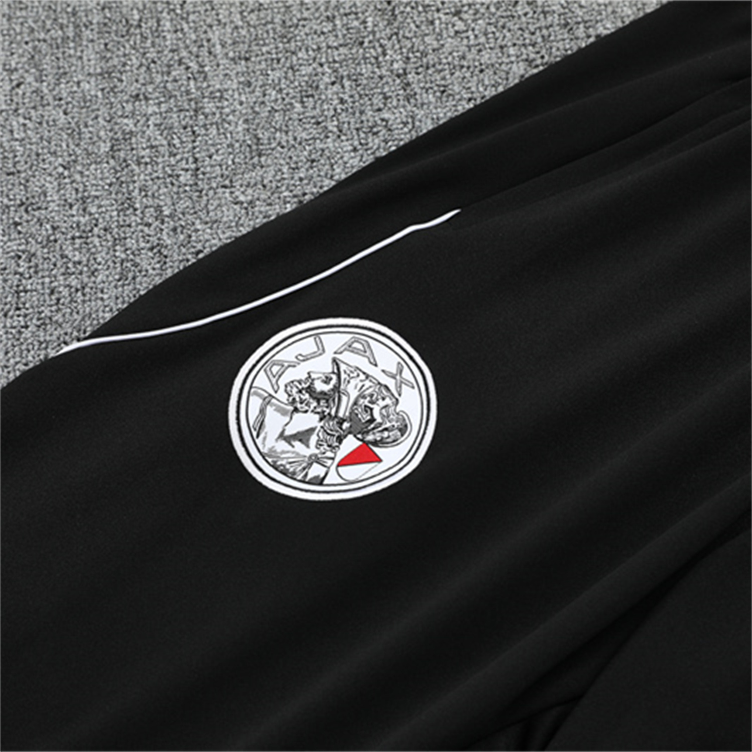 AlphaJersey-Ajax 25-26 Long Sleeve Training Set - Black Top and Black Pants