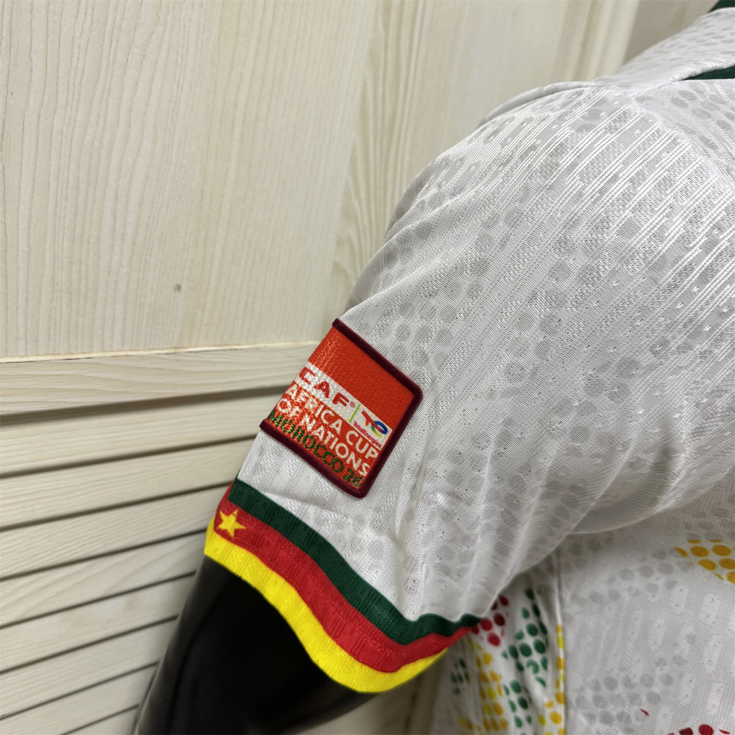 AlphaJersey-Cameroon 2026 Away White Jersey - Player Version