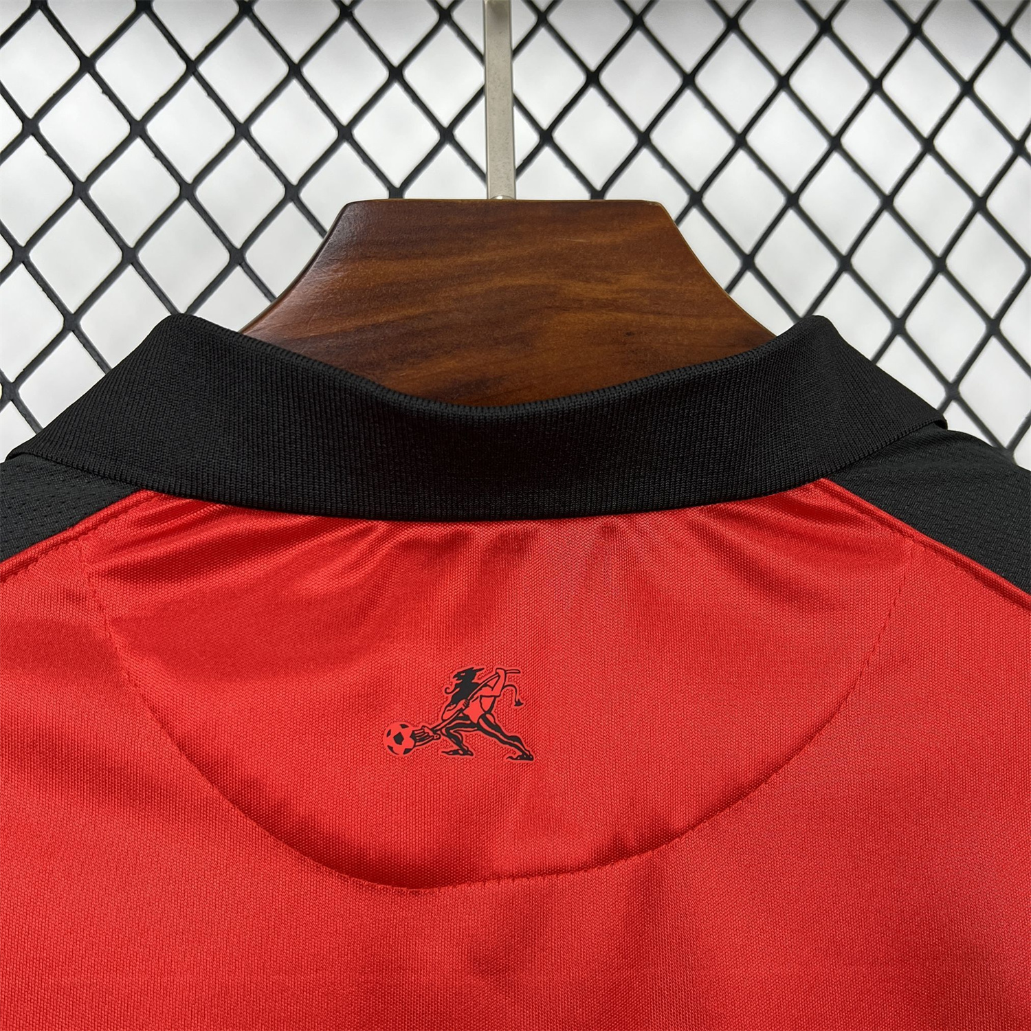 AlphaJersey-AC Milan 25-26 Fourth Red Long Sleeves Jersey - Fans Version