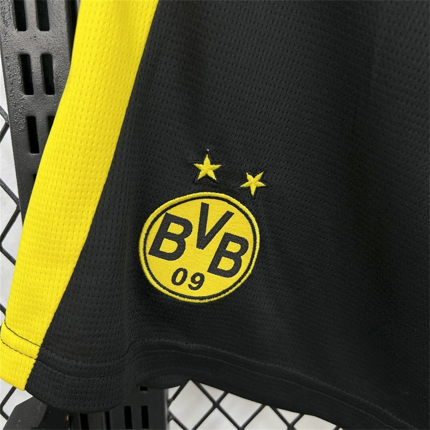 AlphaJersey-Dortmund 25-26 Home Black Shorts - Fans Version