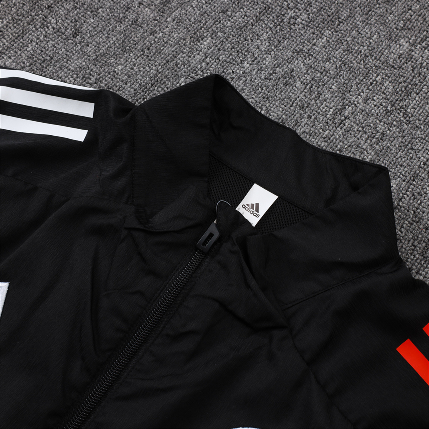 AlphaJersey-Ajax 25-26 Windbreaker Training Set - Black Top and Pants