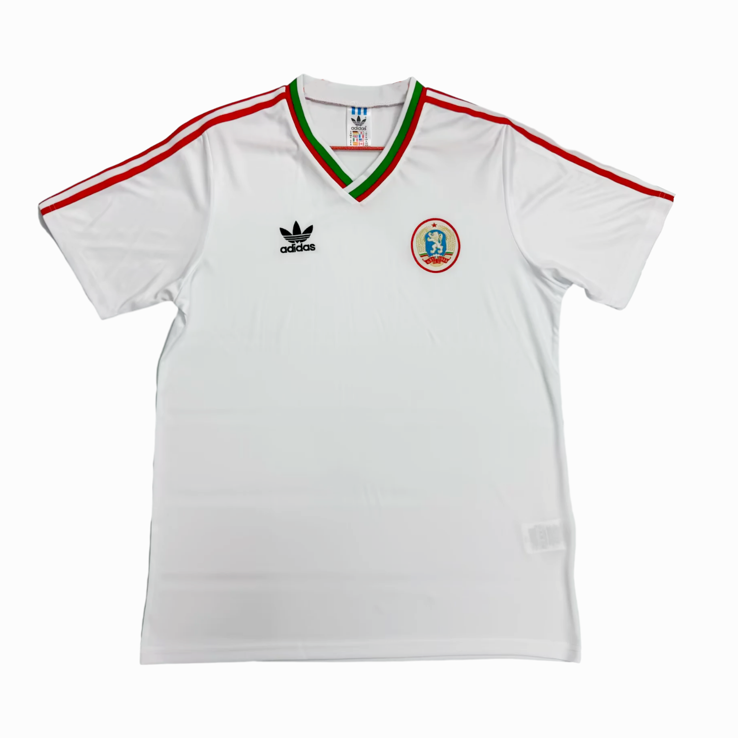 AlphaJersey-Retro Bulgaria 1986 Home White Jersey