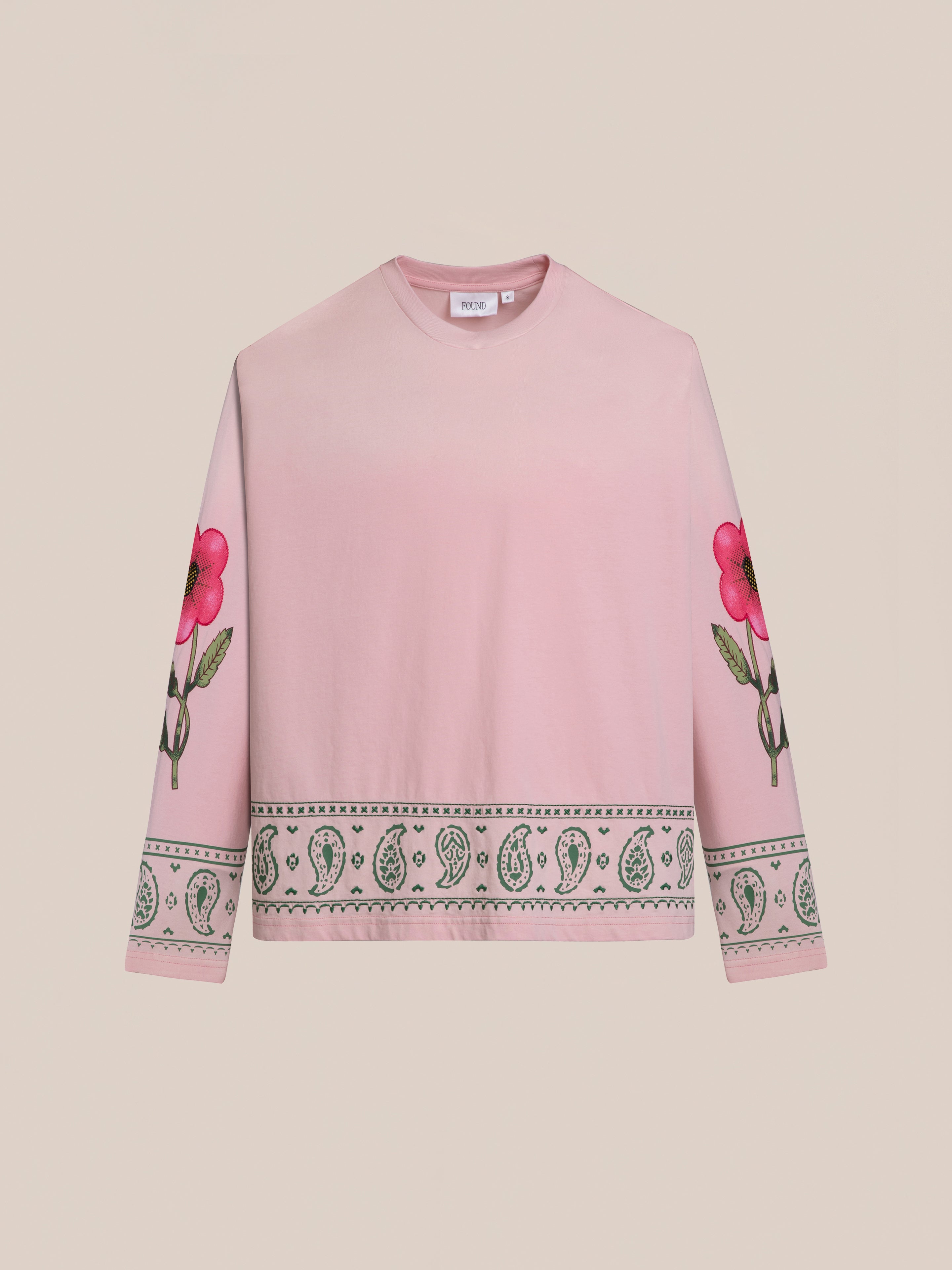 Garden Bloom Embroidered LS Tee | Modern Menswear by yycbvcnbmmnbm