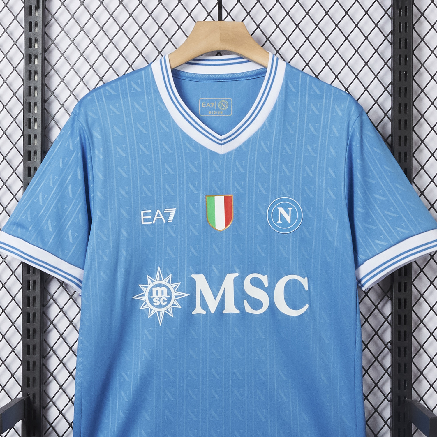 AlphaJersey-Napoli 25-26 European Home Blue Jersey - Fans Version
