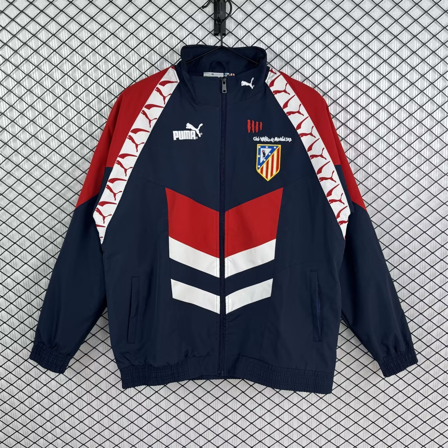 AlphaJersey-Atletico Madrid 25-26 Windbreaker Jacket - Black