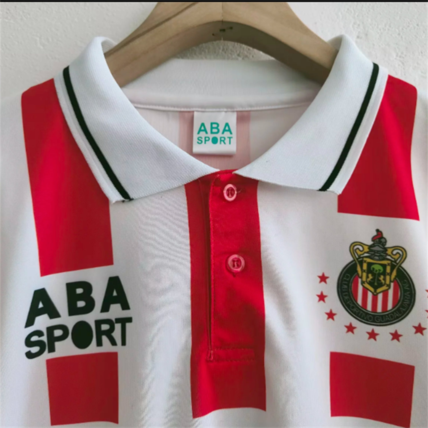 AlphaJersey-Retro Chivas de Guadalajara 1997-98 Home Long Sleeves Jersey