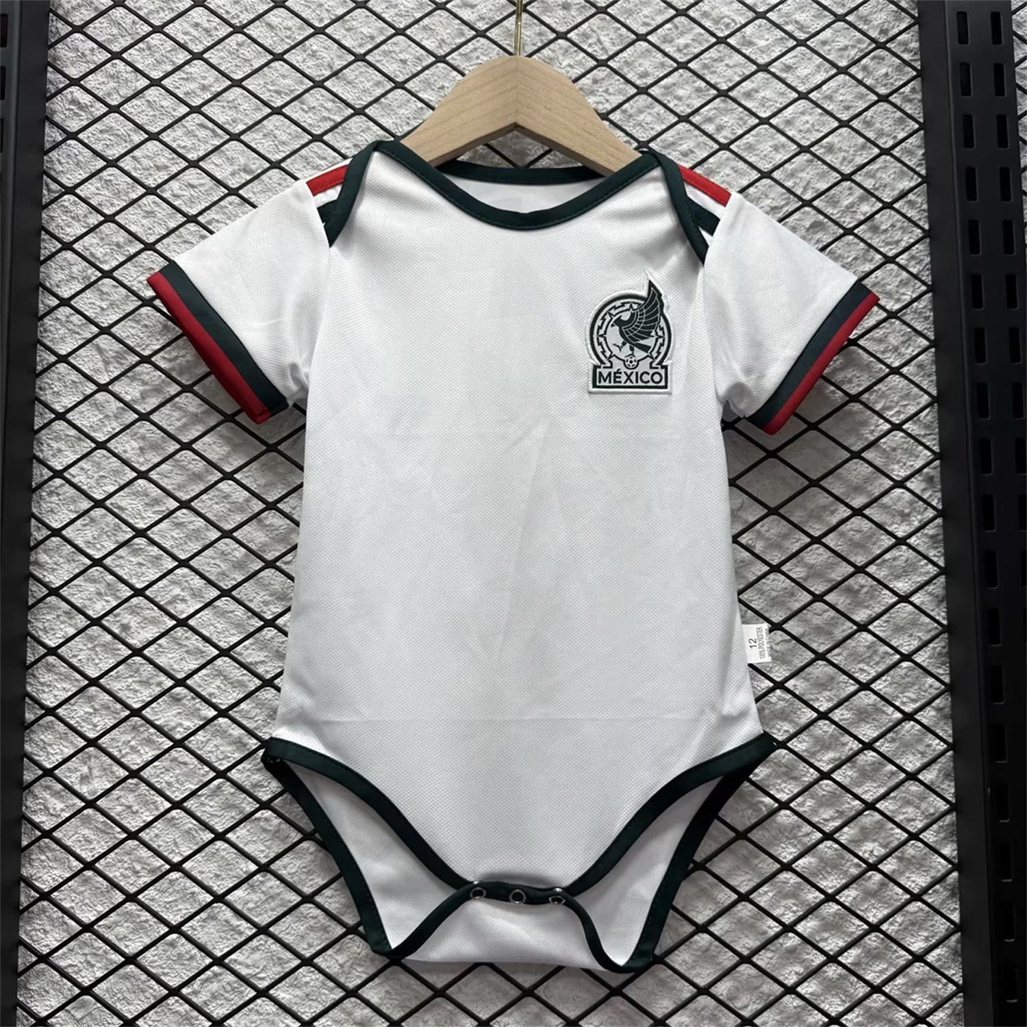 AlphaJersey-Mexico 2026 Away Baby Crawling Suit