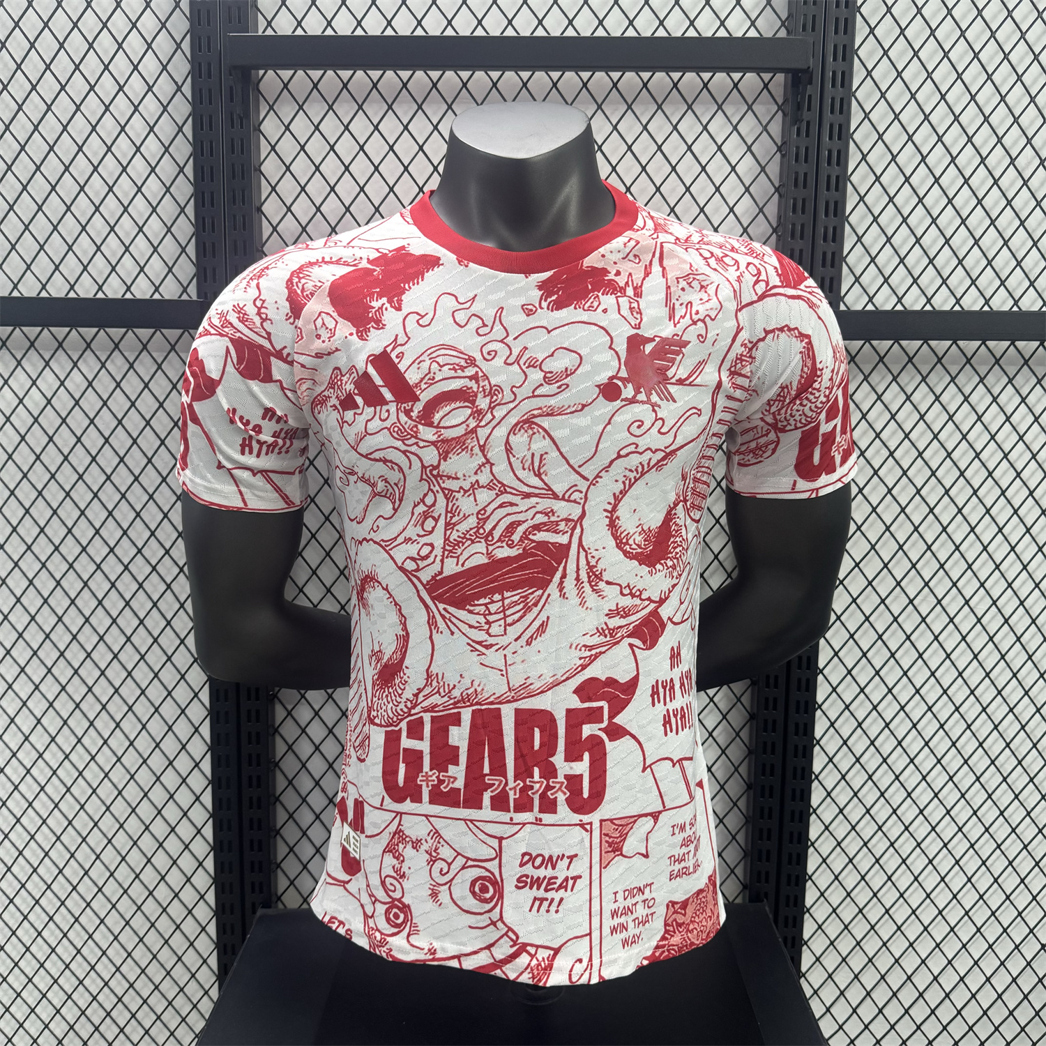 AlphaJersey-Japan 25-26 Red Line Gear 5 Nika White Special Edition Jersey - Player Version