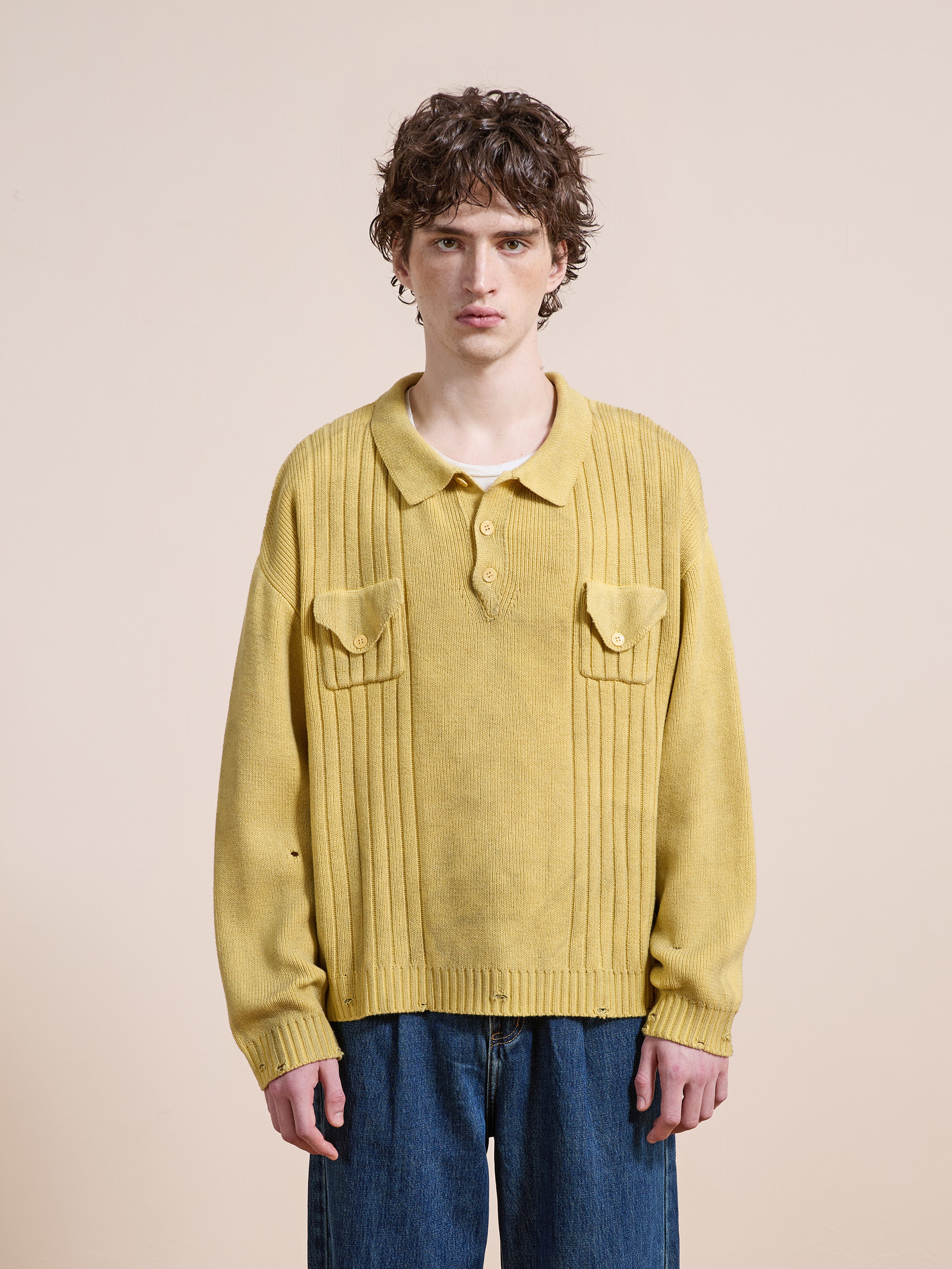 Distressed Pullover Knit | Modern Menswear by yycbvcnbmmnbm