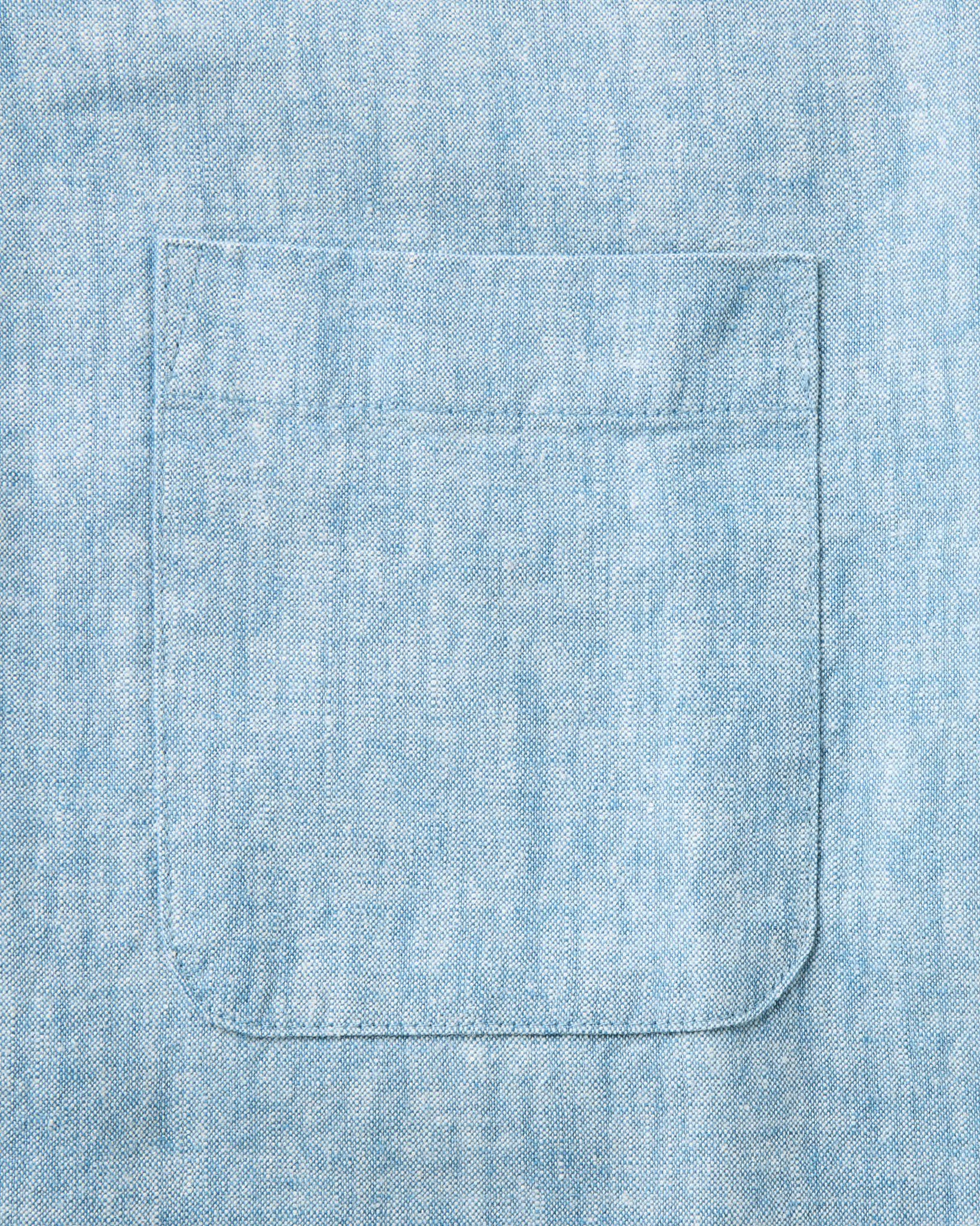The Short Sleeve California in Sky Hemp | Modern Menswear by yycbvcnbmmnbm