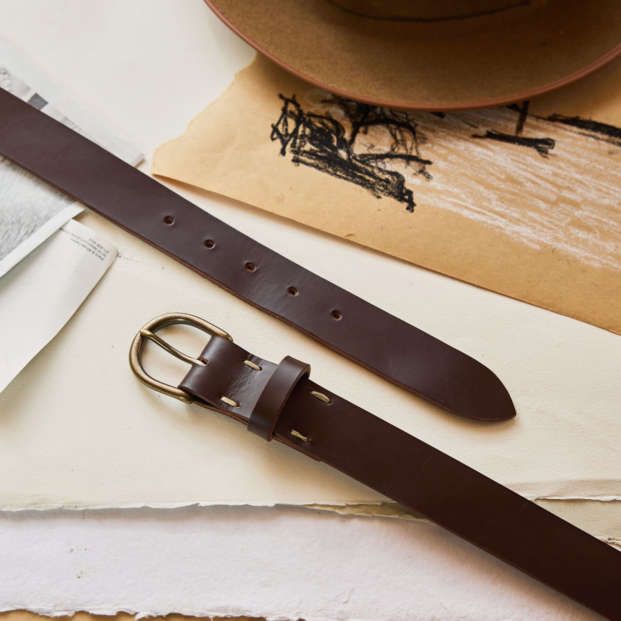The Foundation Belt in Dark Brown | Modern Menswear by yycbvcnbmmnbm