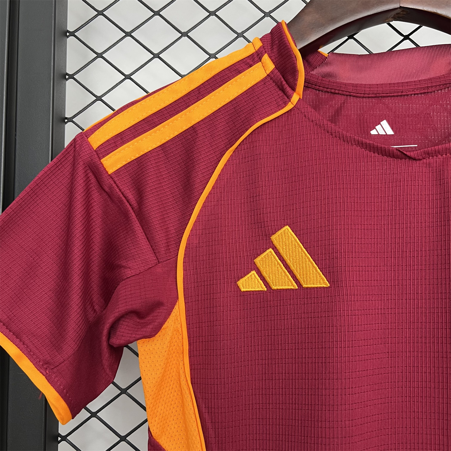 AlphaJersey-AS Roma 25-26 Home Unsponsored Kids Kit