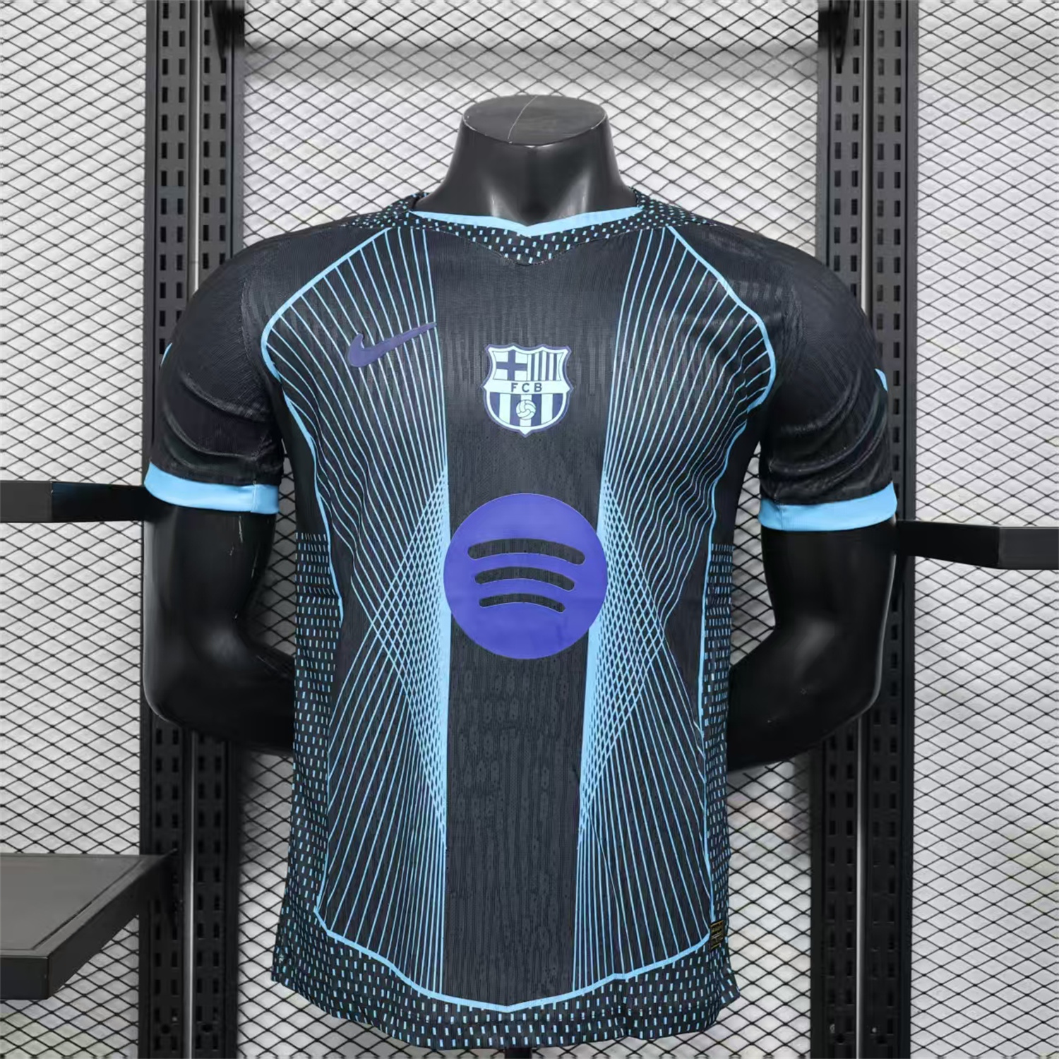 AlphaJersey-Barcelona 25-26 T90 Black Special Jersey - Player Version