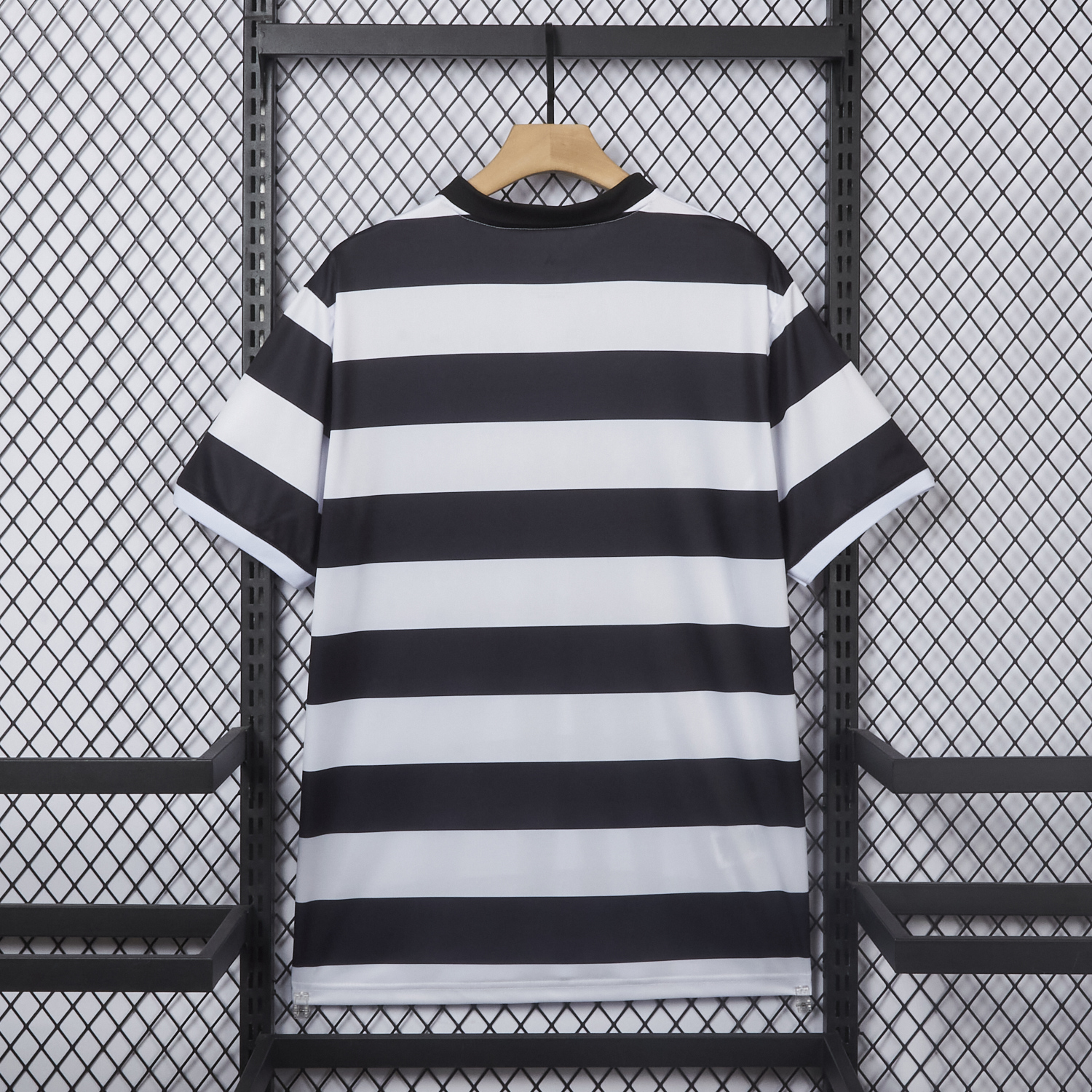 AlphaJersey-Juventus 25-26 Black and White Striped Special Jersey - Fans Version