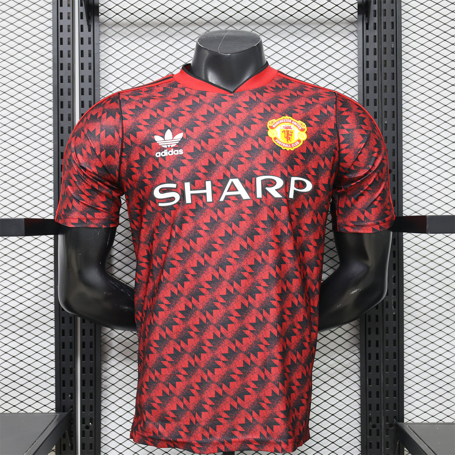AlphaJersey-Manchester United 26-27 Terrace Icon Retro Casual Style Red Jersey - Player Version