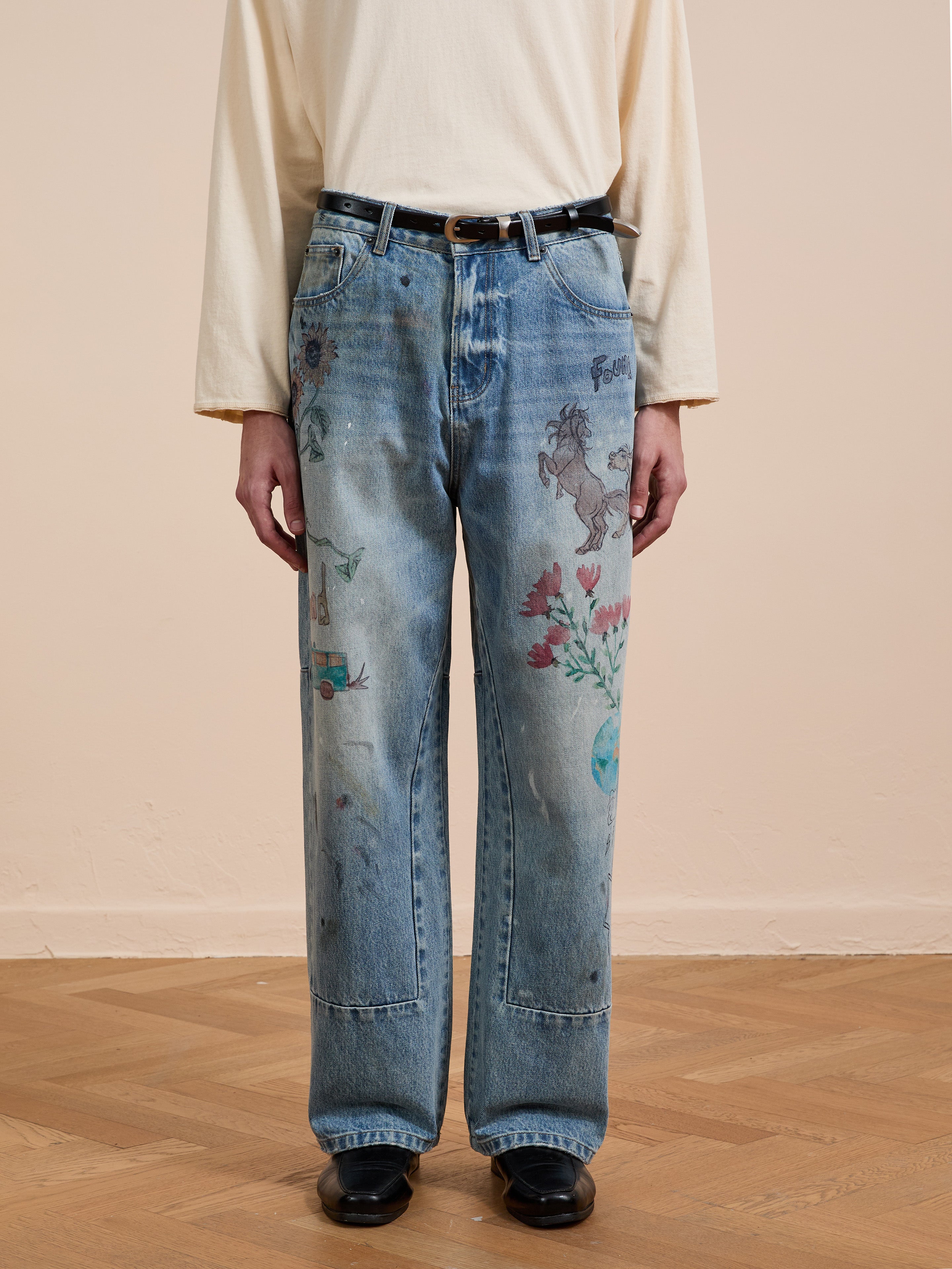 Hand Art Jeans | Modern Menswear by yycbvcnbmmnbm