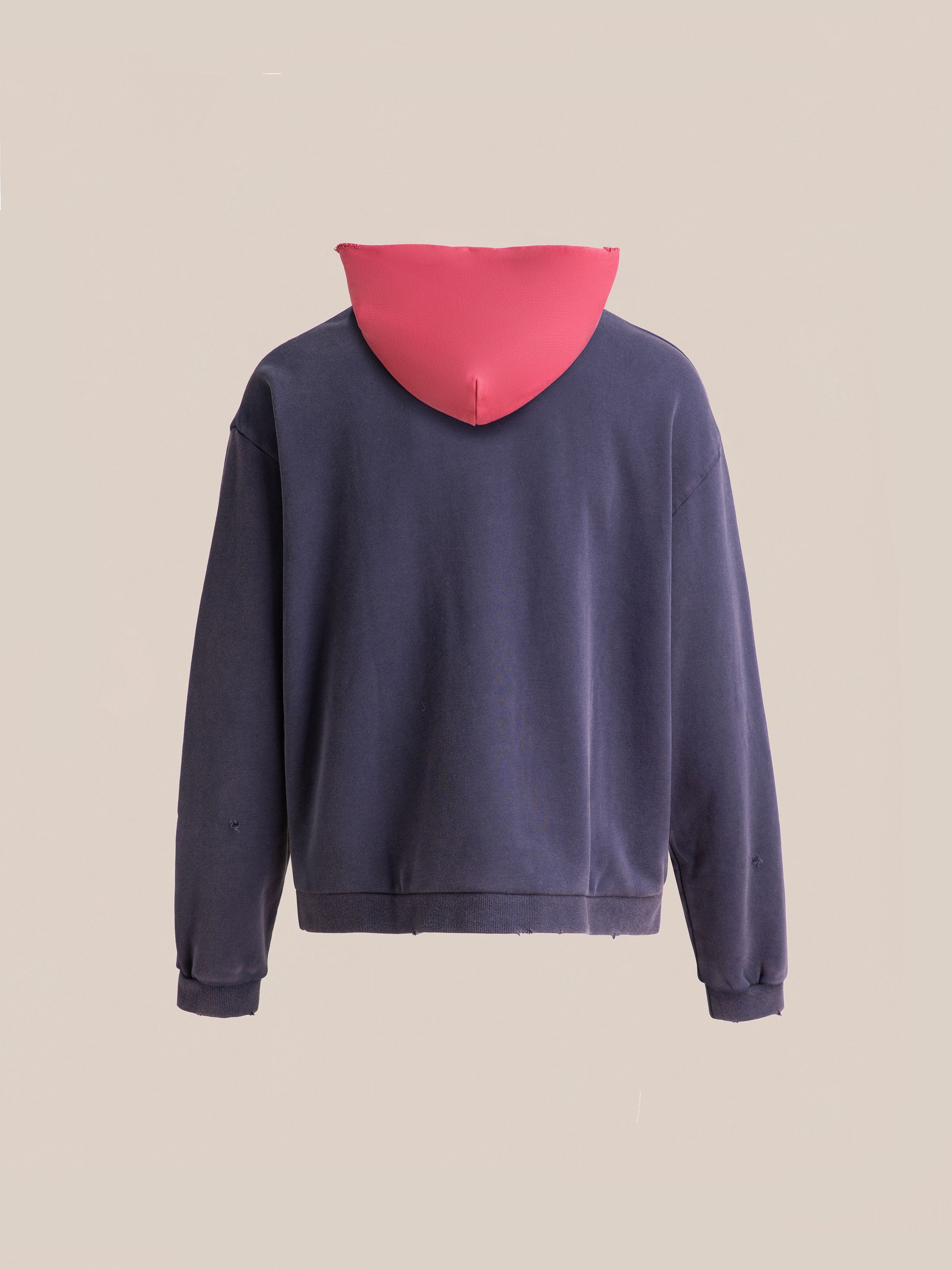 Distressed Logo Hoodie | Modern Menswear by yycbvcnbmmnbm