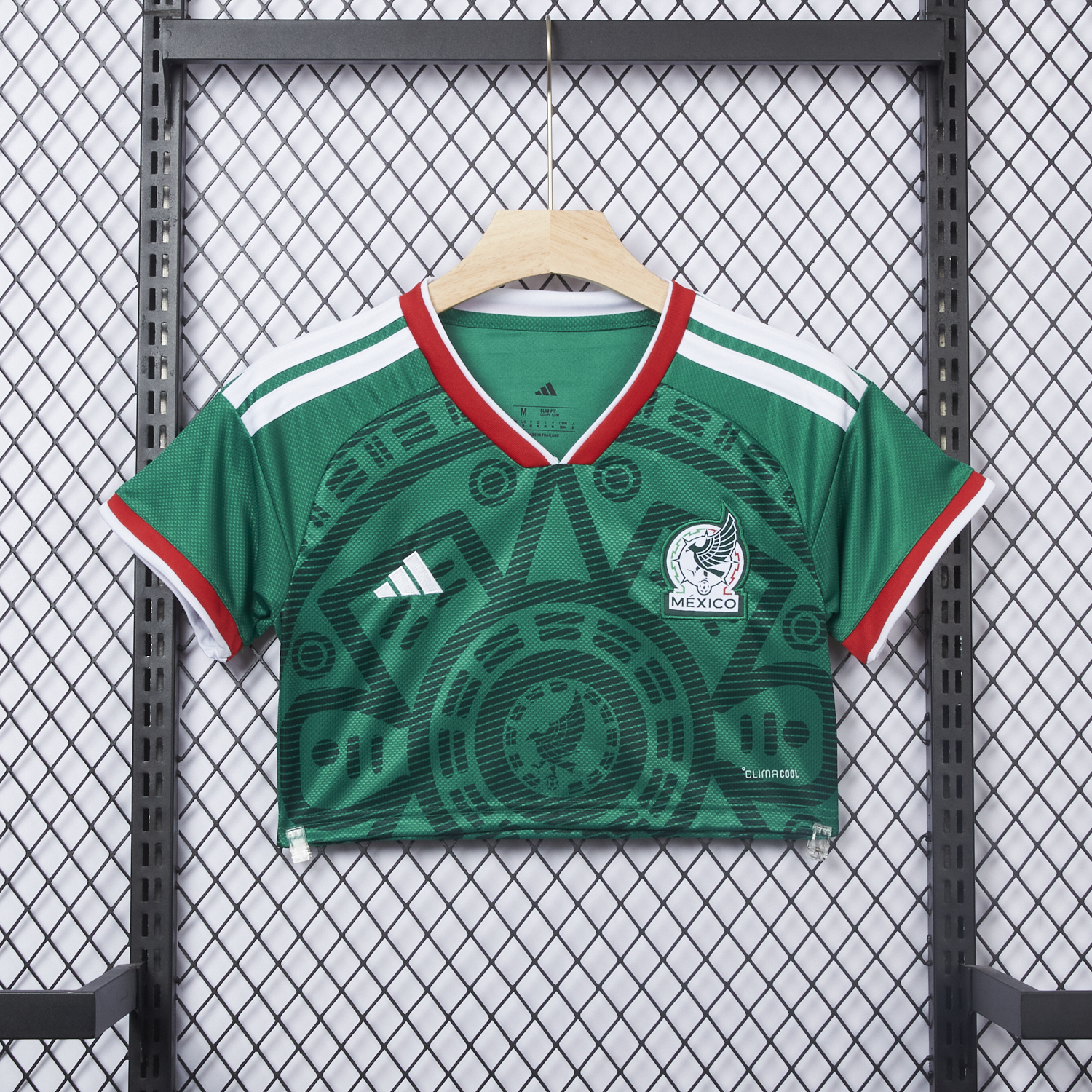 AlphaJersey-Women's Mexico 2026 Home Cropped Jersey