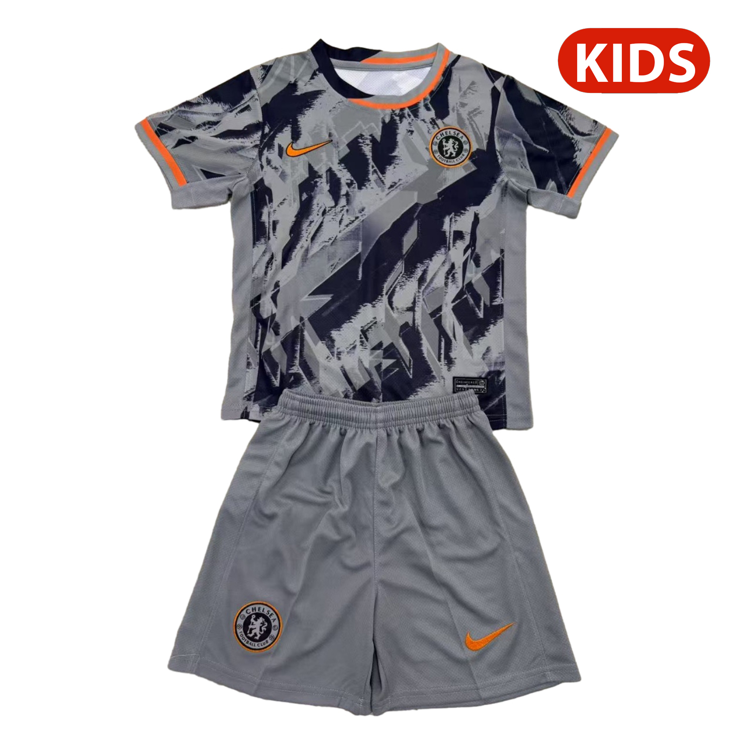 AlphaJersey-C.H.E.L.S.E.A 25-26 Grey Concept Kids Kit