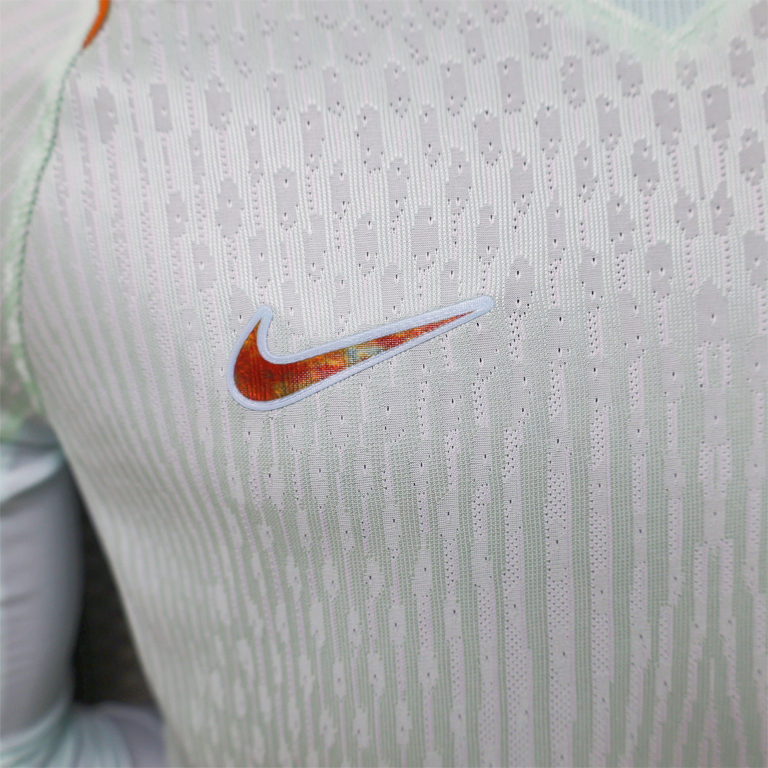 AlphaJersey-France 2026 Away Mint Green Long Sleeves Jersey - Player Version