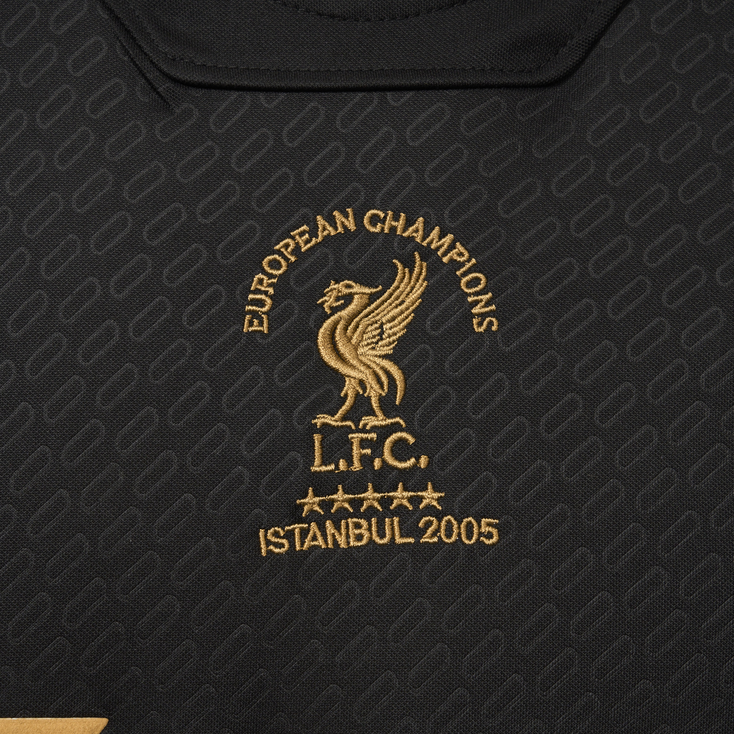 AlphaJersey-Liver.pool 25-26 Istanbul 2005 Anniversary Black Jersey - Fans Version