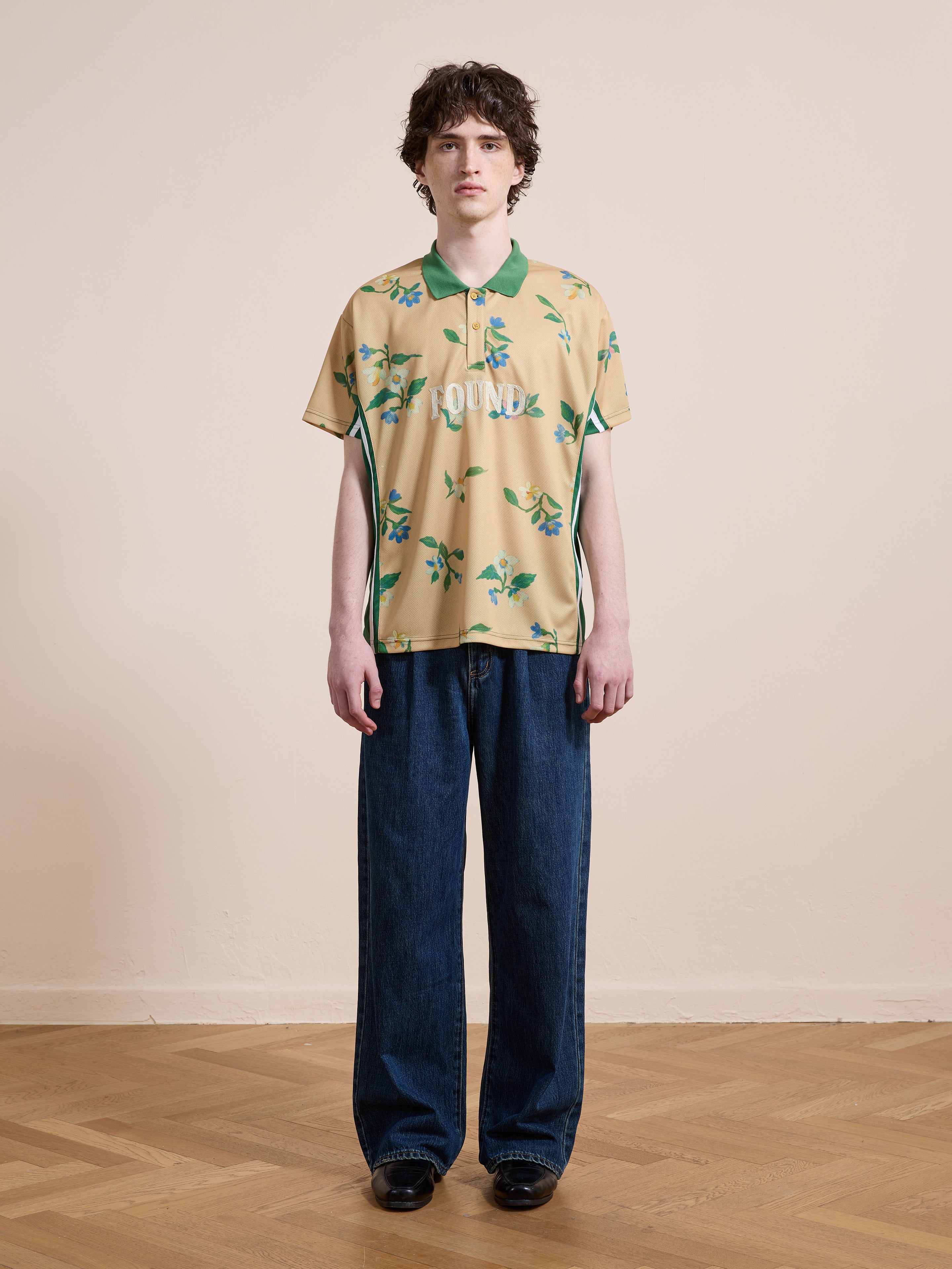 Floral Polo Jersey | Modern Menswear by yycbvcnbmmnbm