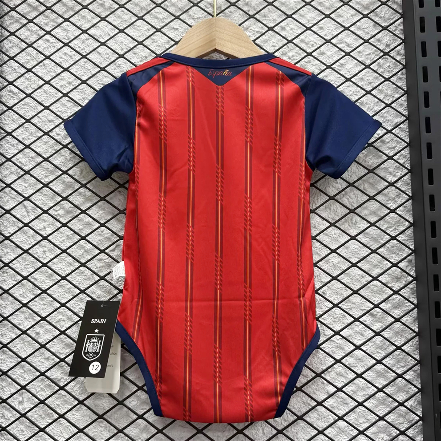 AlphaJersey-Spain 2026 Home Baby Crawling Suit