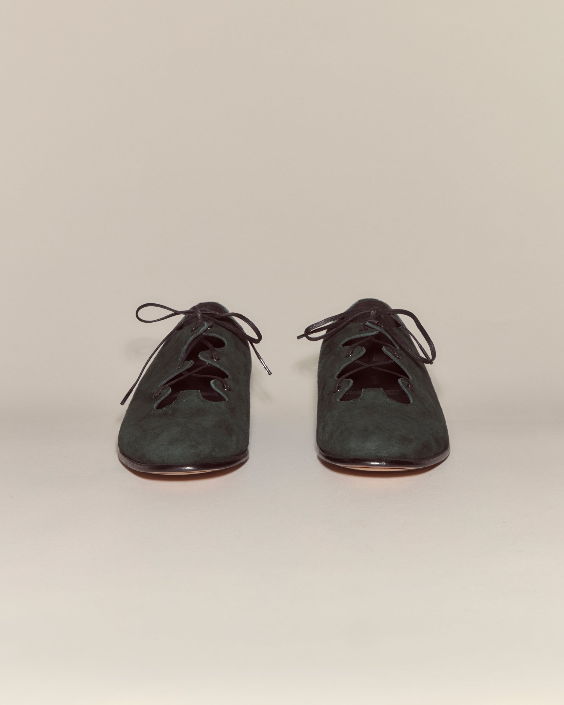 Suede County Clare Shoes - Green | Modern Menswear by yycbvcnbmmnbm