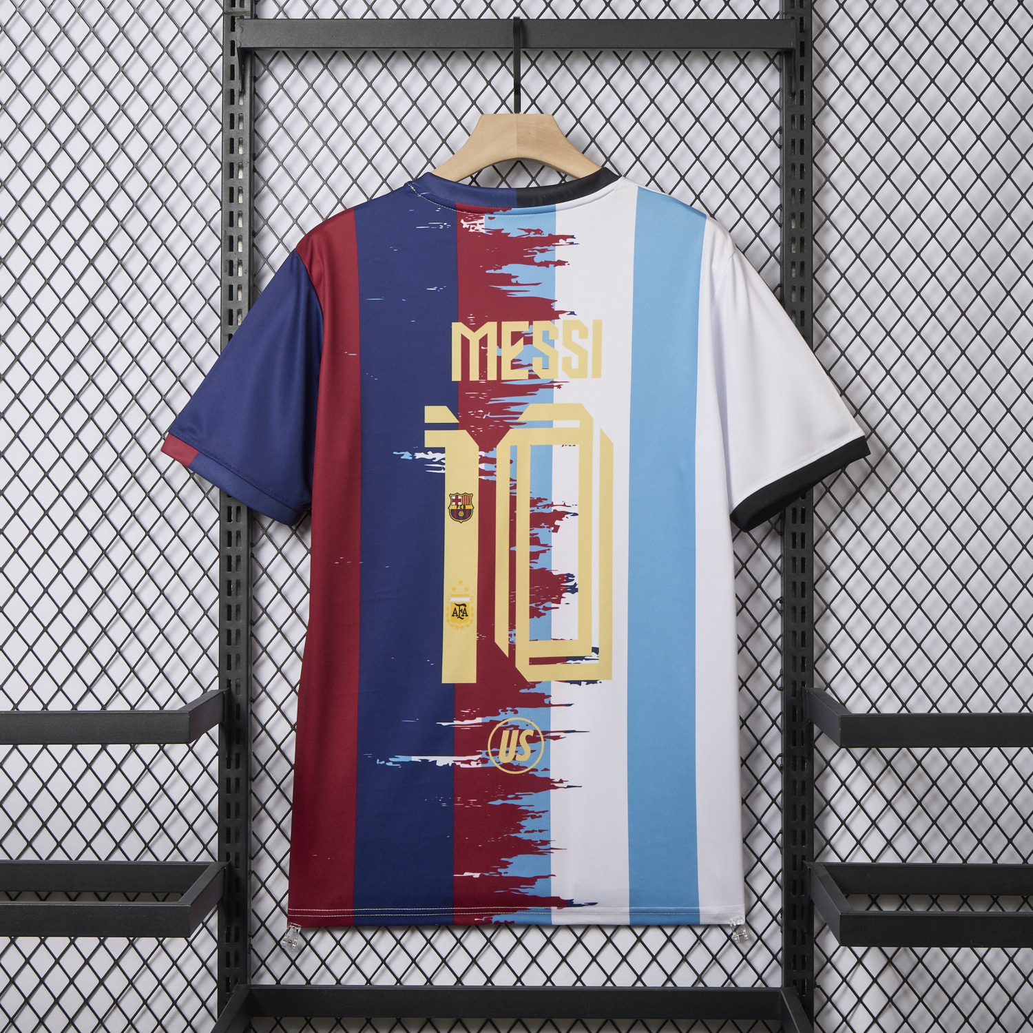 AlphaJersey-Messi Argentina & Barcelona Special Jersey - Fans Version