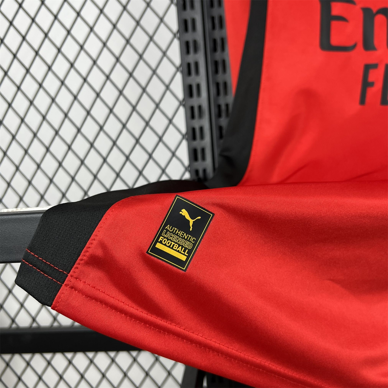 AlphaJersey-AC Milan 25-26 Fourth Red Long Sleeves Jersey - Fans Version