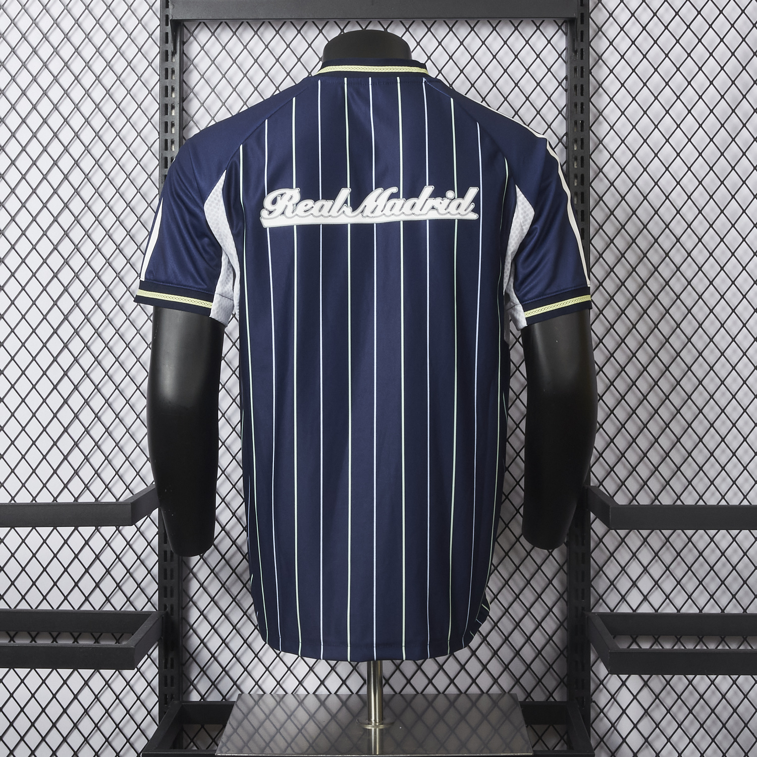 AlphaJersey-Real Madrid 25-26 Deep Blue Baseball Jersey - Player Version