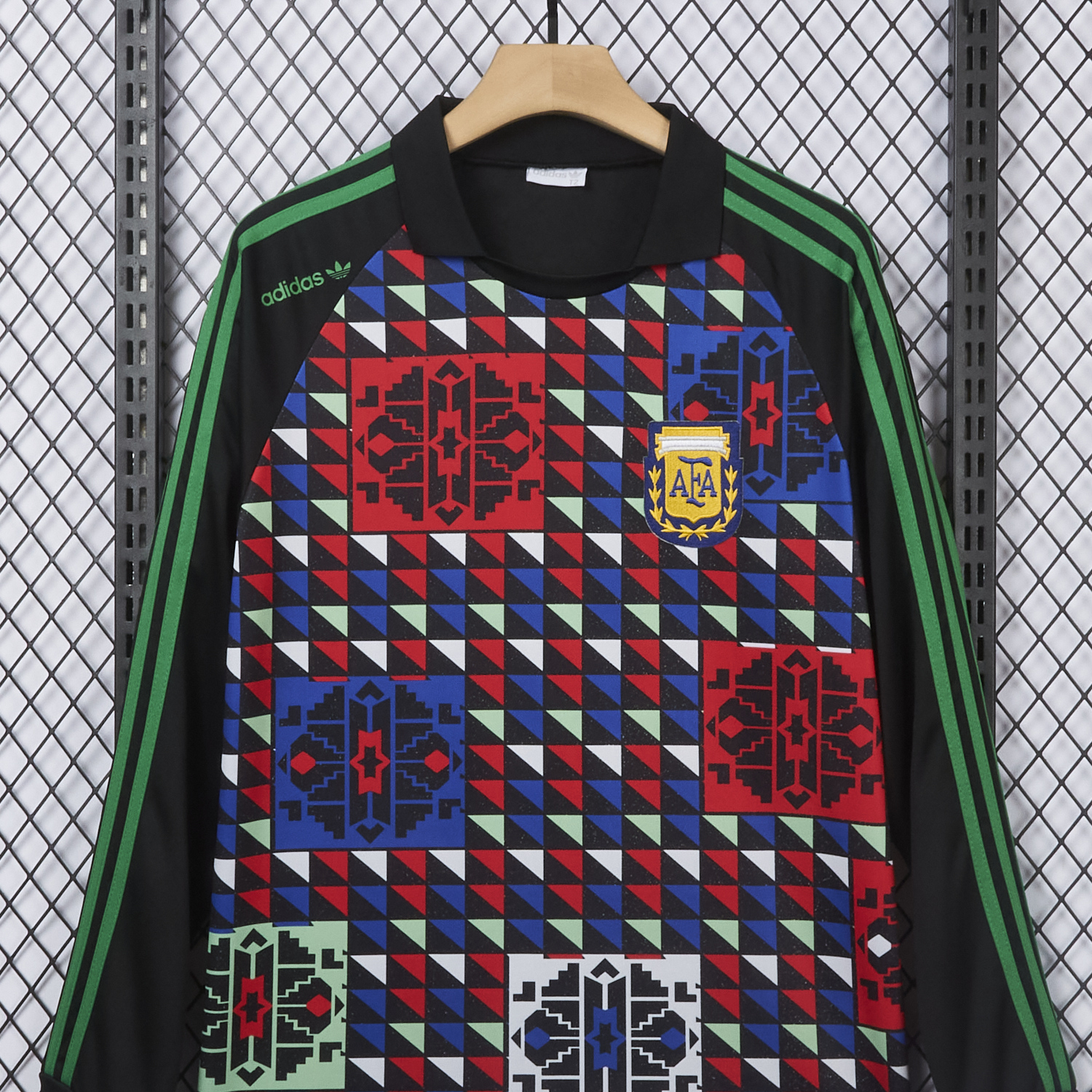 AlphaJersey-Retro Argentina 1990 Goalkeeper Long Sleeves Jersey - Fans Version