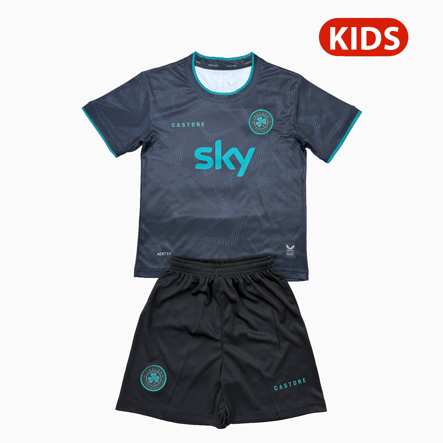 AlphaJersey-Ireland 25-26 Grey Concept Kids Kit