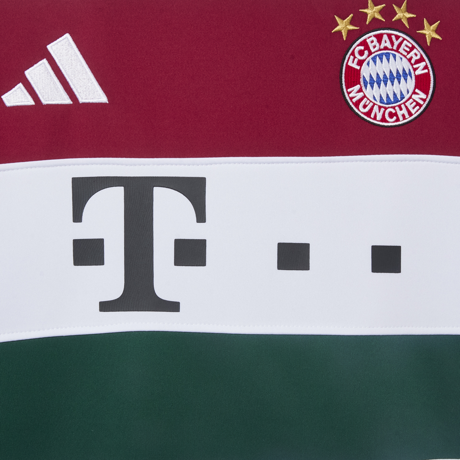 AlphaJersey-Bayern Munich 25-26 White Stripes Unisex Pullover Hoodie