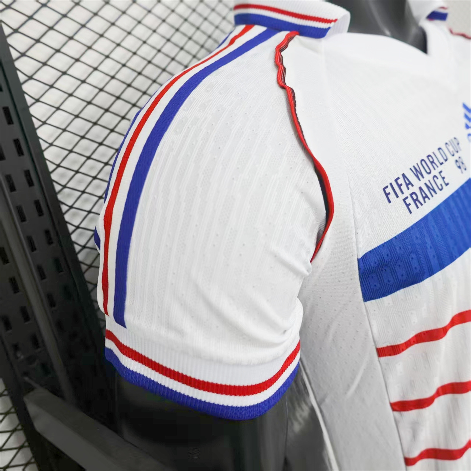 AlphaJersey-Retro France 1998 Away White Jersey - Player Version