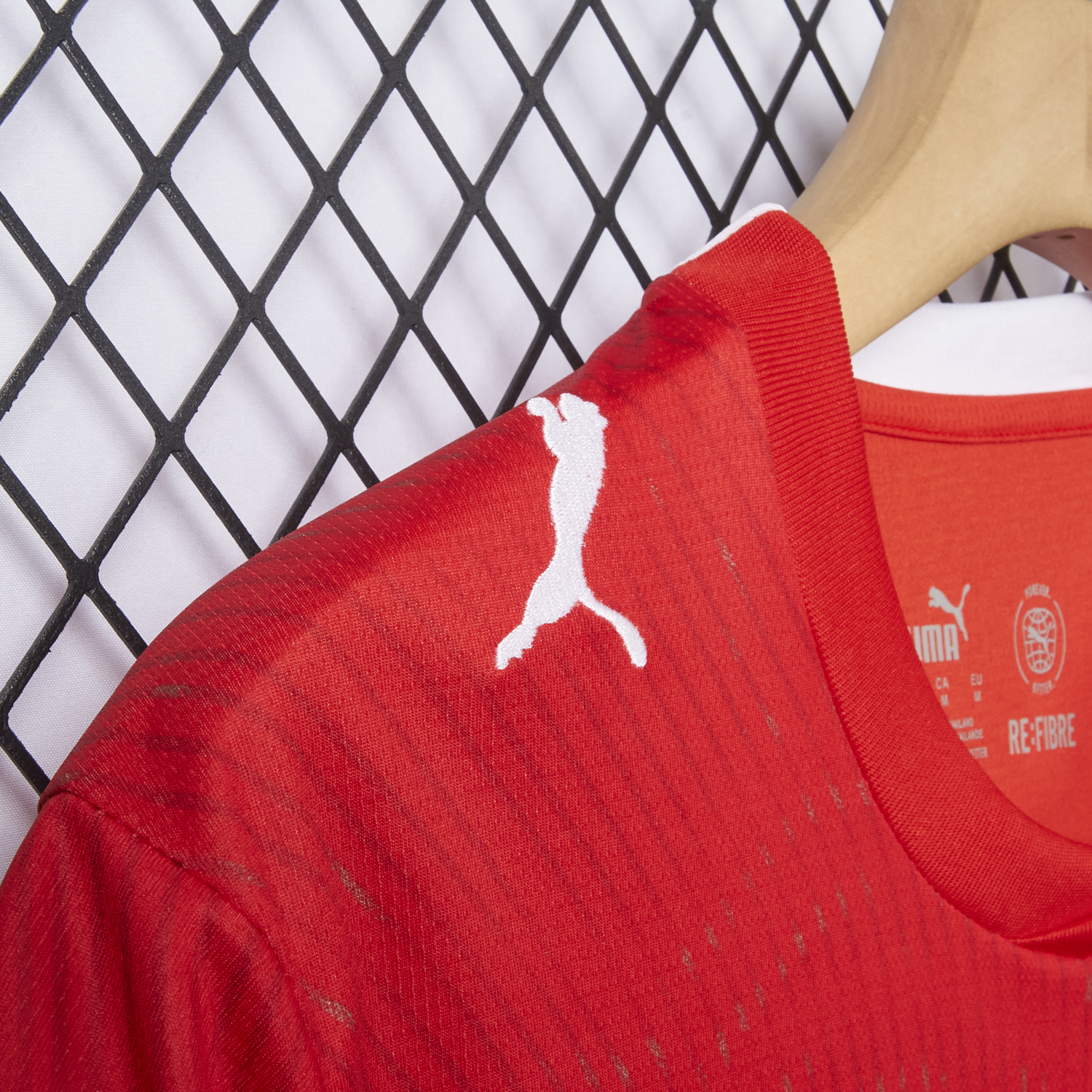 AlphaJersey-Switzerland 2026 Home Red Jersey - Fans Version