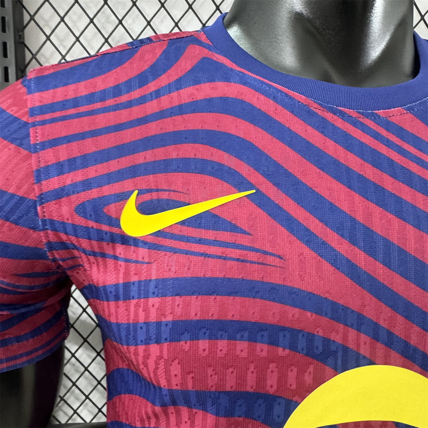 AlphaJersey-Barcelona 25-26 Red & Blue Contours Special Jersey - Player Version