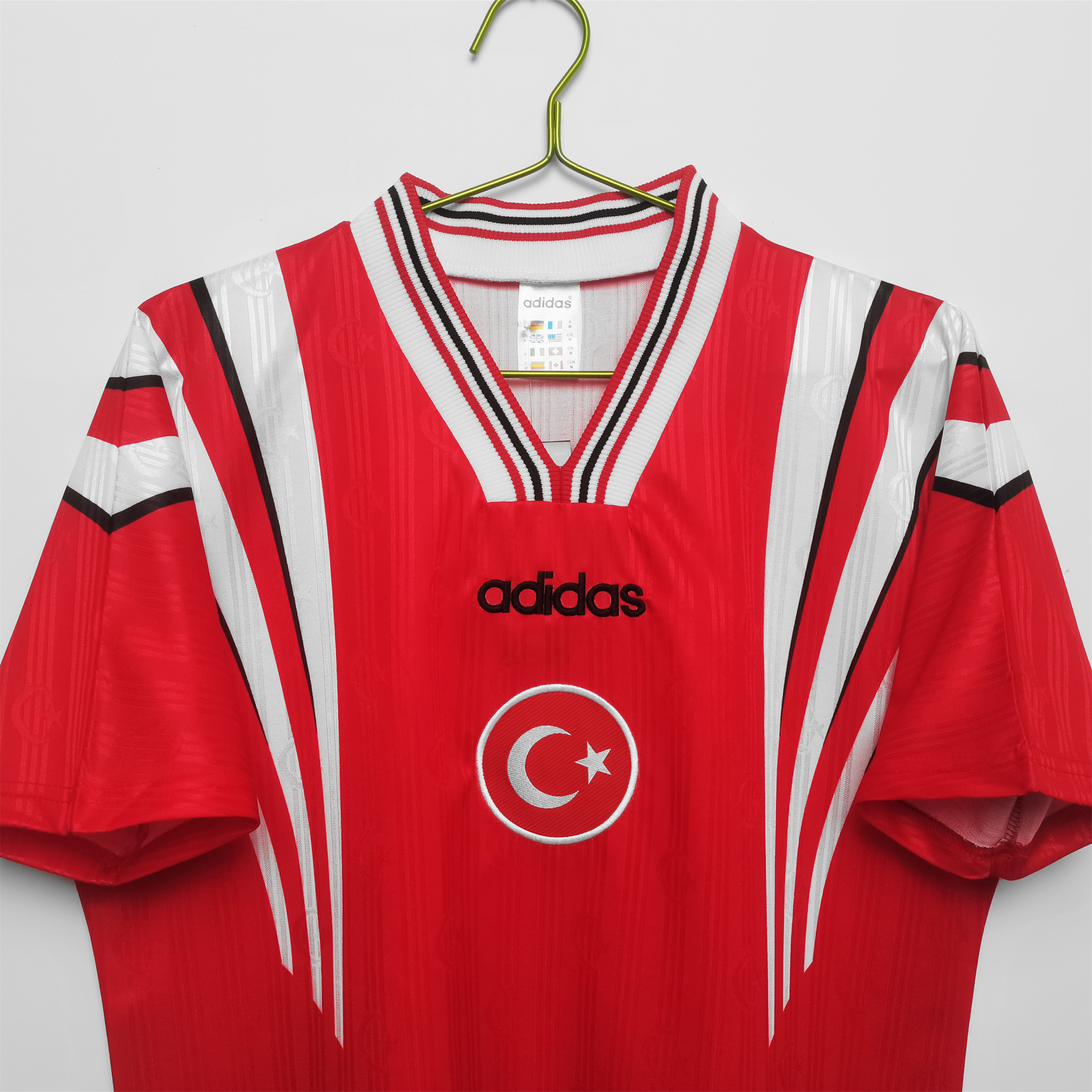 AlphaJersey-Retro Turkey 1996 Home Stadium Jersey