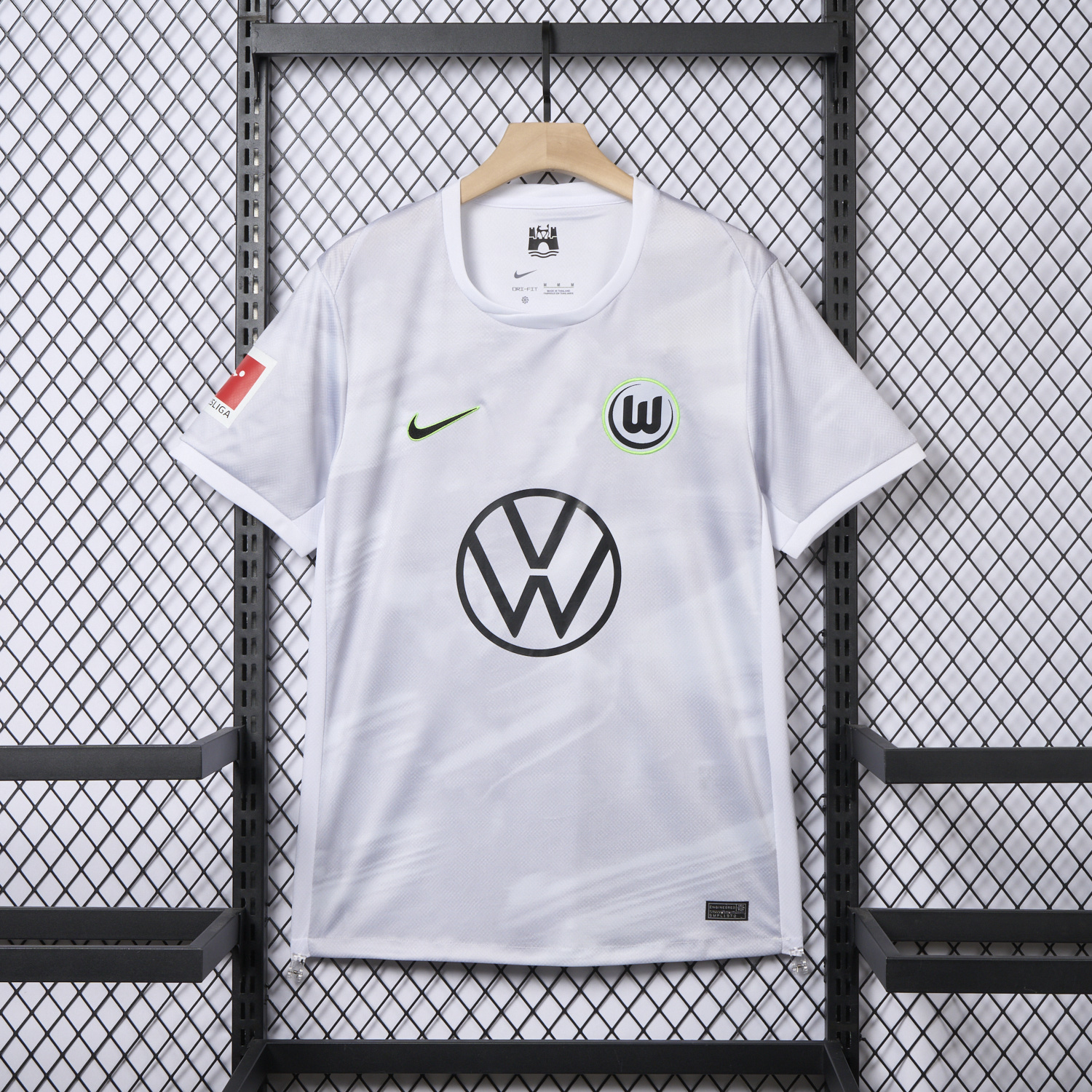 AlphaJersey-Wolfsburg 25-26 Away Grey Jersey With Sponsor - Fans Version