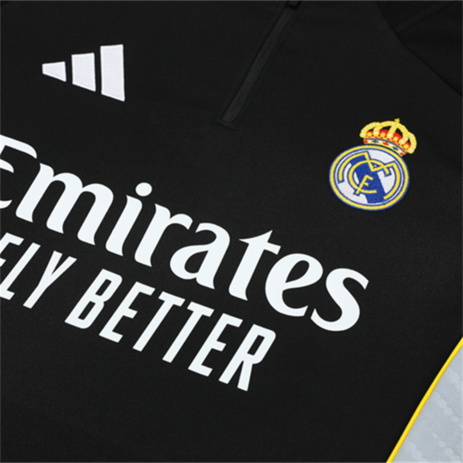 AlphaJersey-Real Madrid 25-26 Kid Long Sleeves Training Set - Black Top & Black Pants